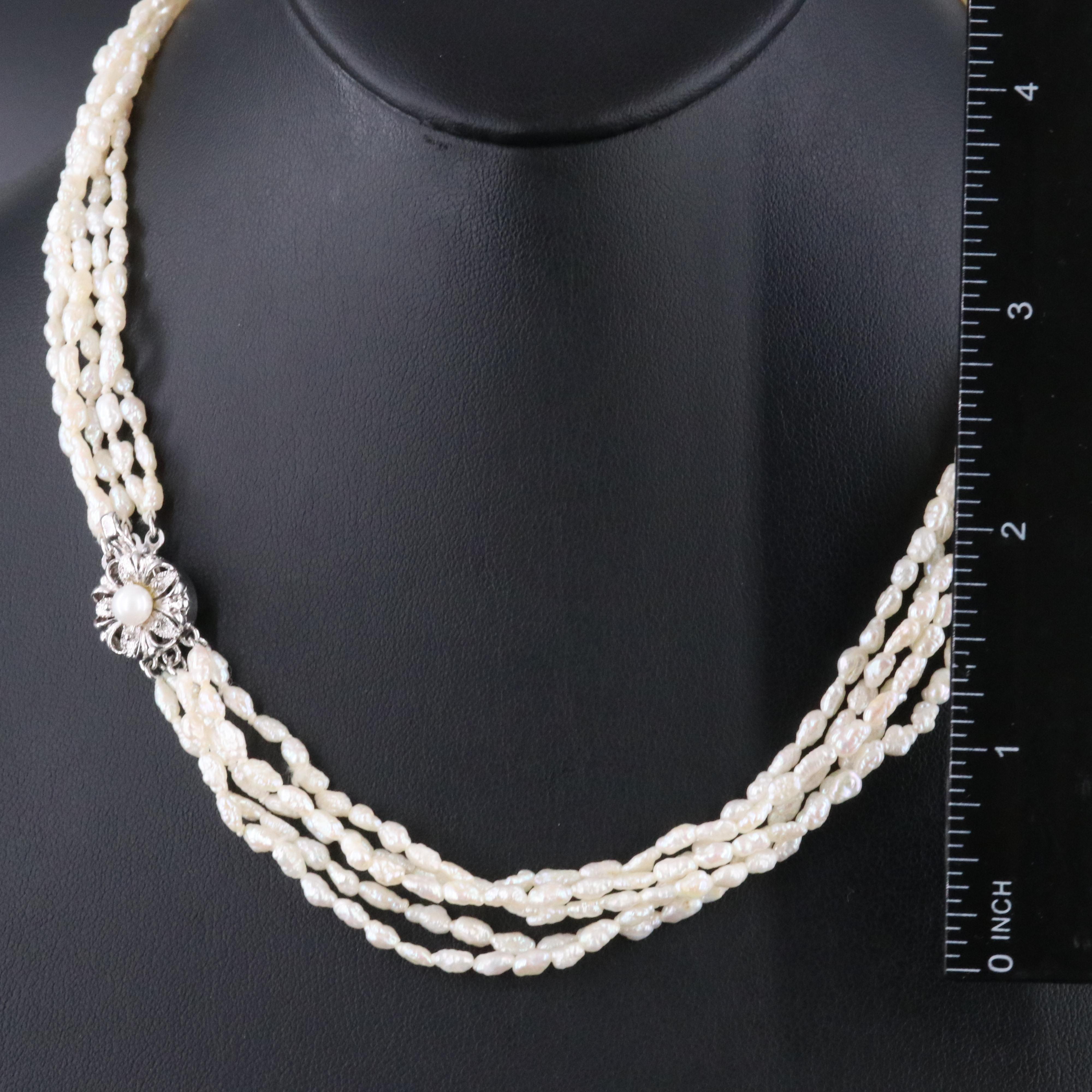 Pearl Torsade Necklace