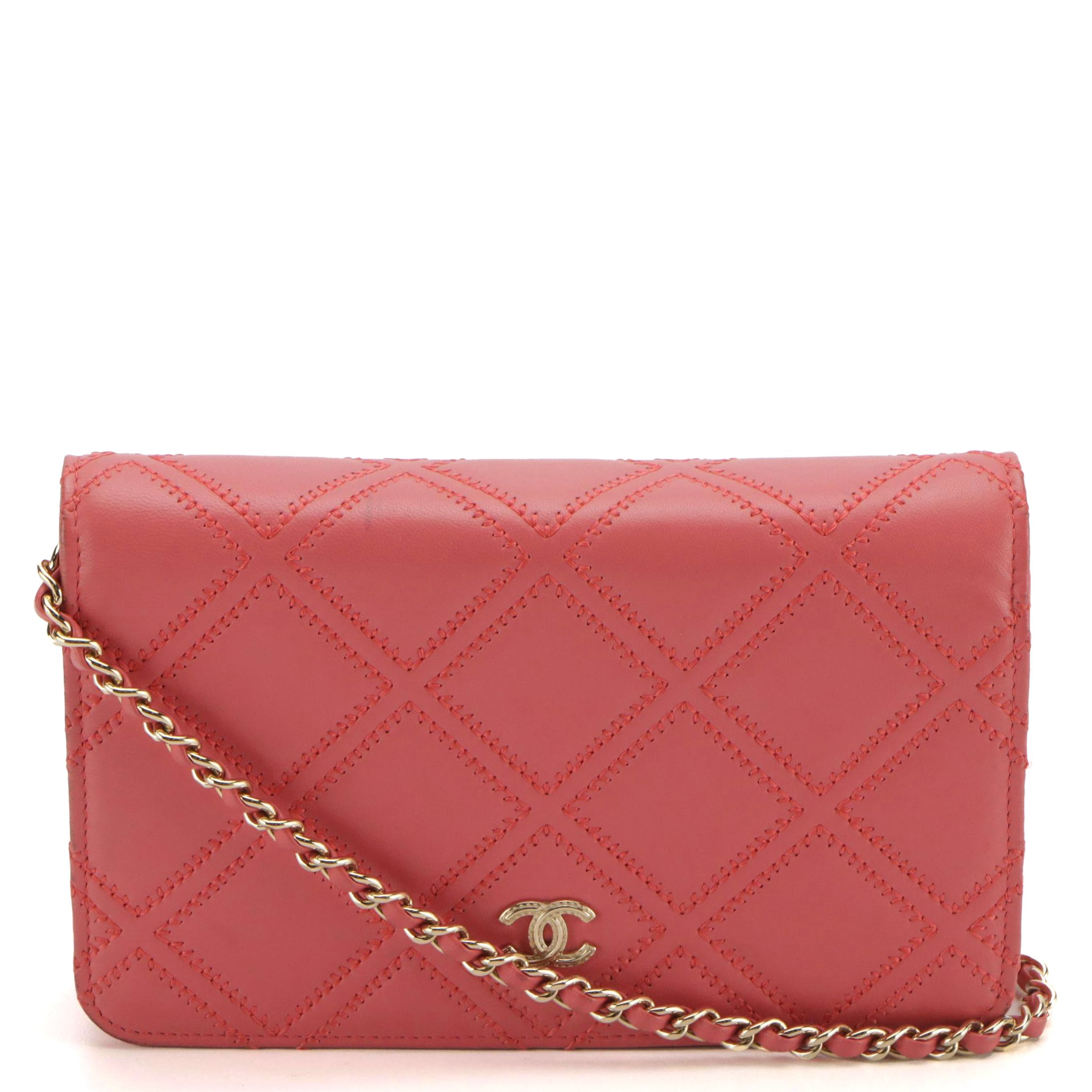 Chanel Tassel WOC in Double Stitch Quilted Leather