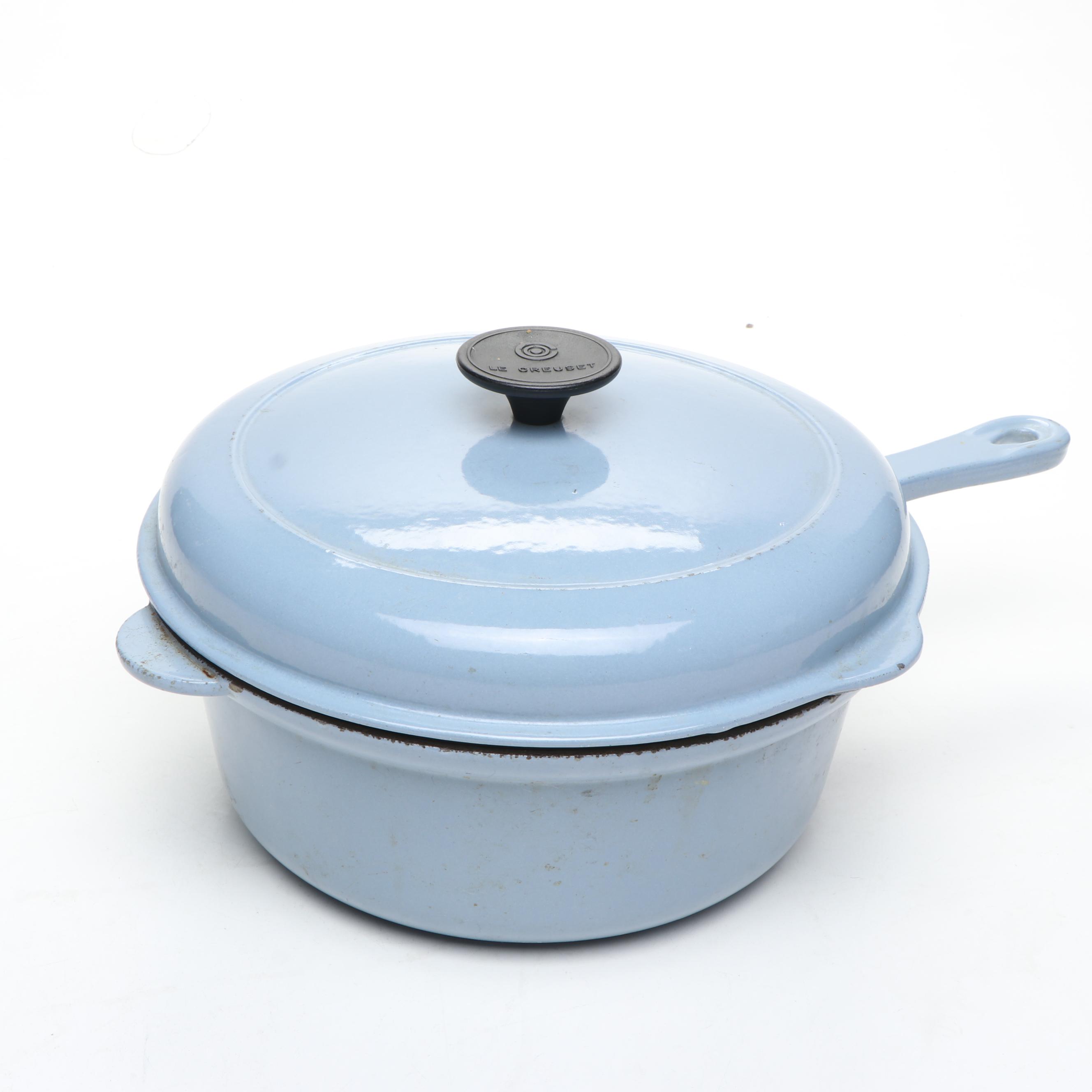 Le Creuset Enamel Cast Iron Dutch Oven Fryer and Skillets