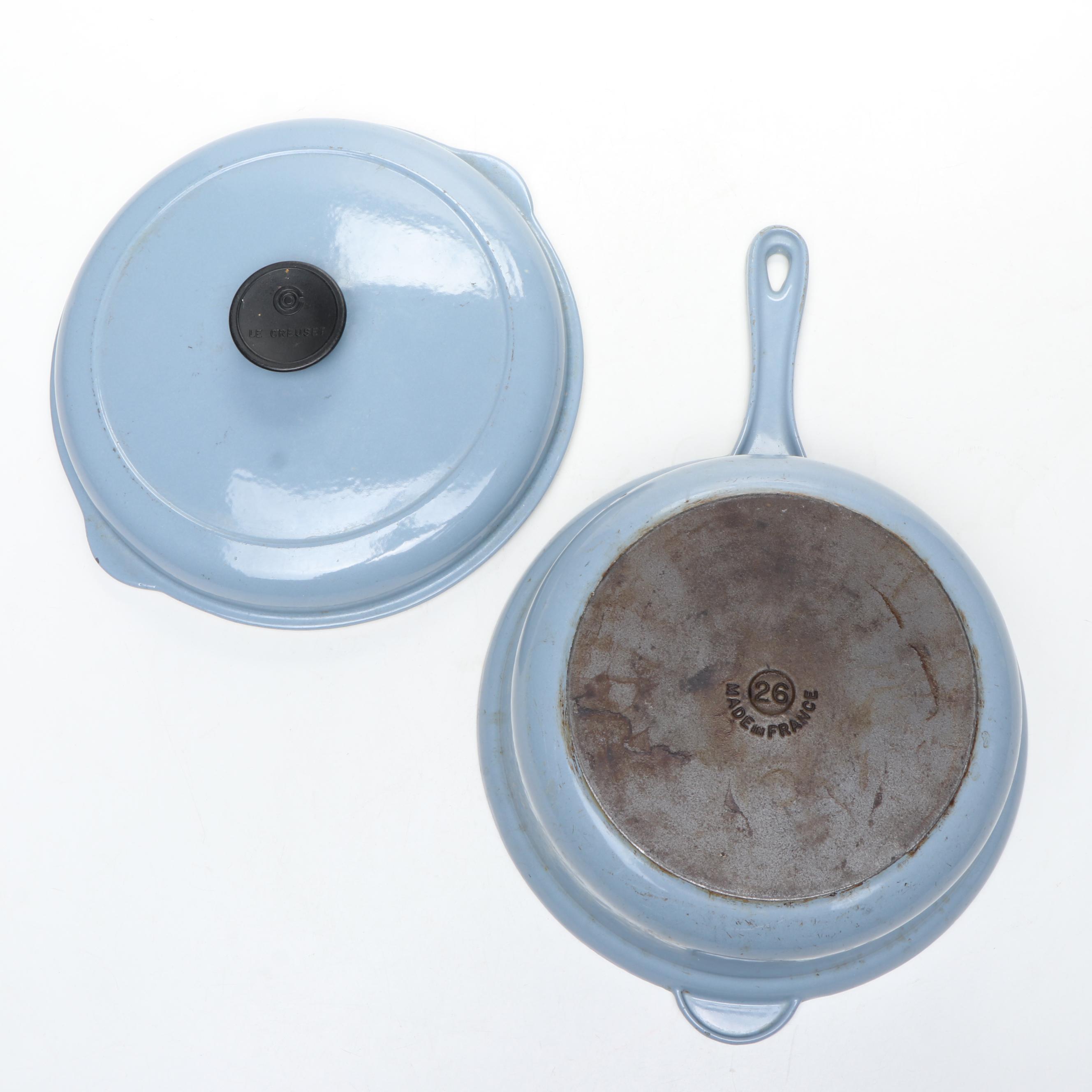 Le Creuset Enamel Cast Iron Dutch Oven Fryer and Skillets