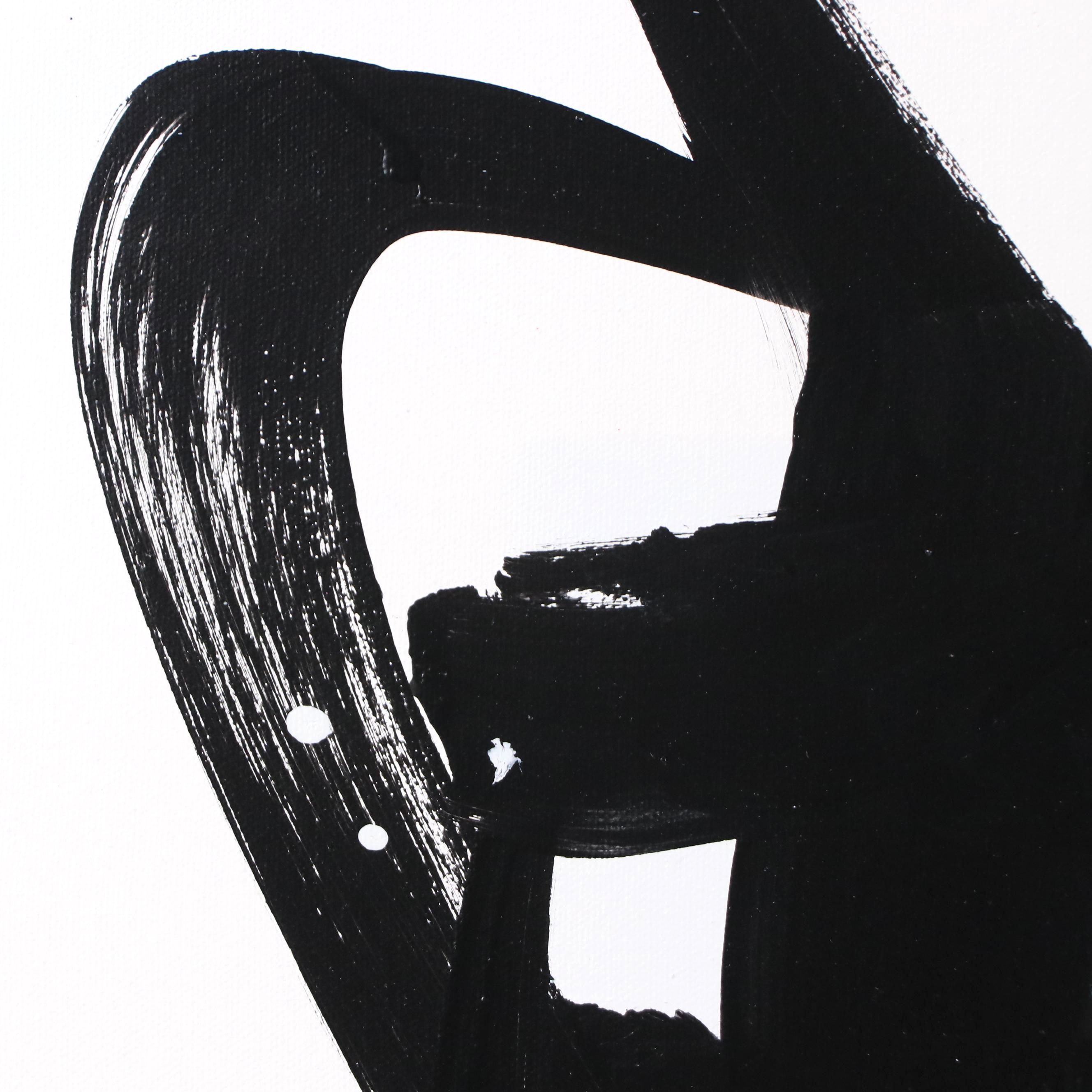 Robbie Kemper Abstract Acrylic Painting "Loopy," 21st Century