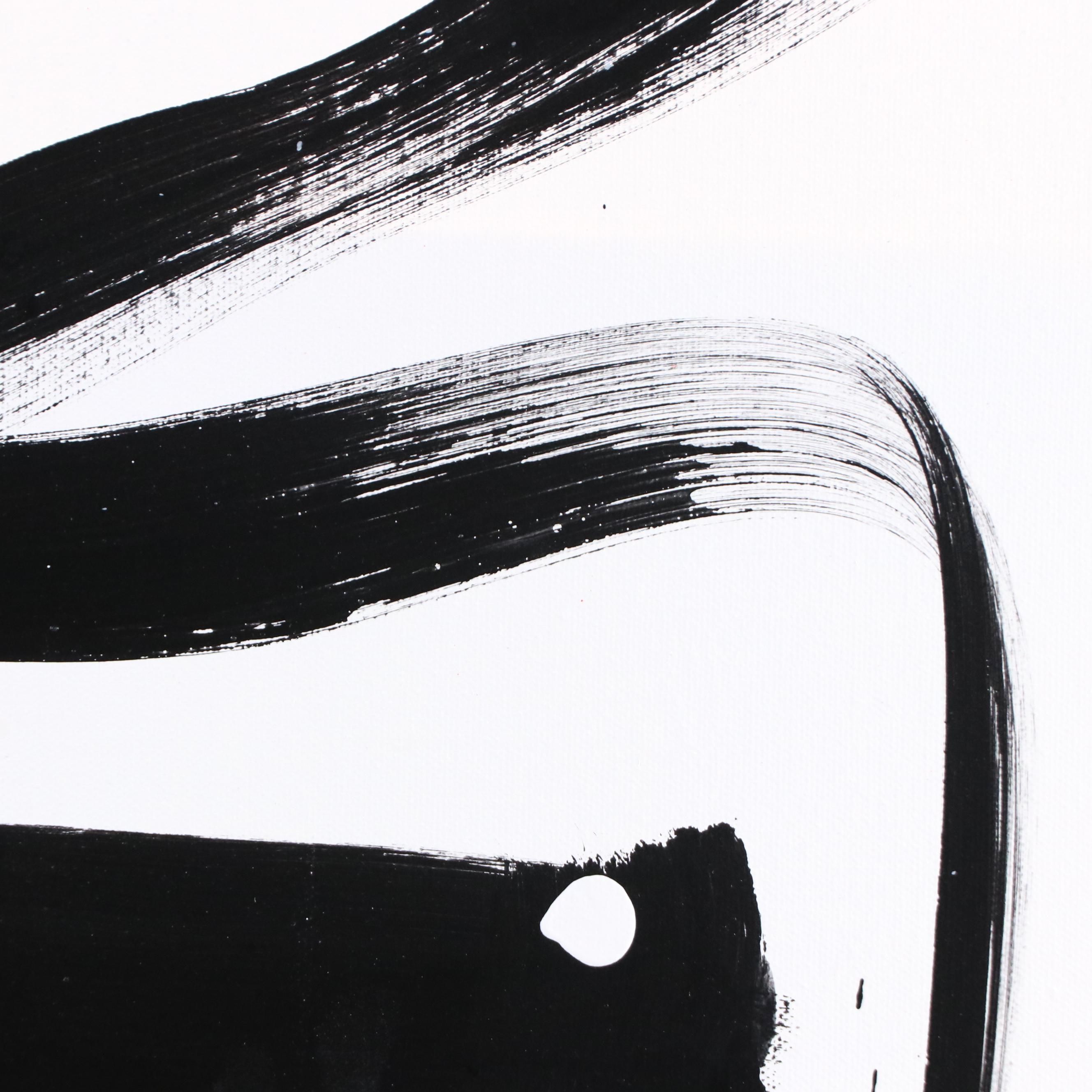 Robbie Kemper Abstract Acrylic Painting "Loopy," 21st Century