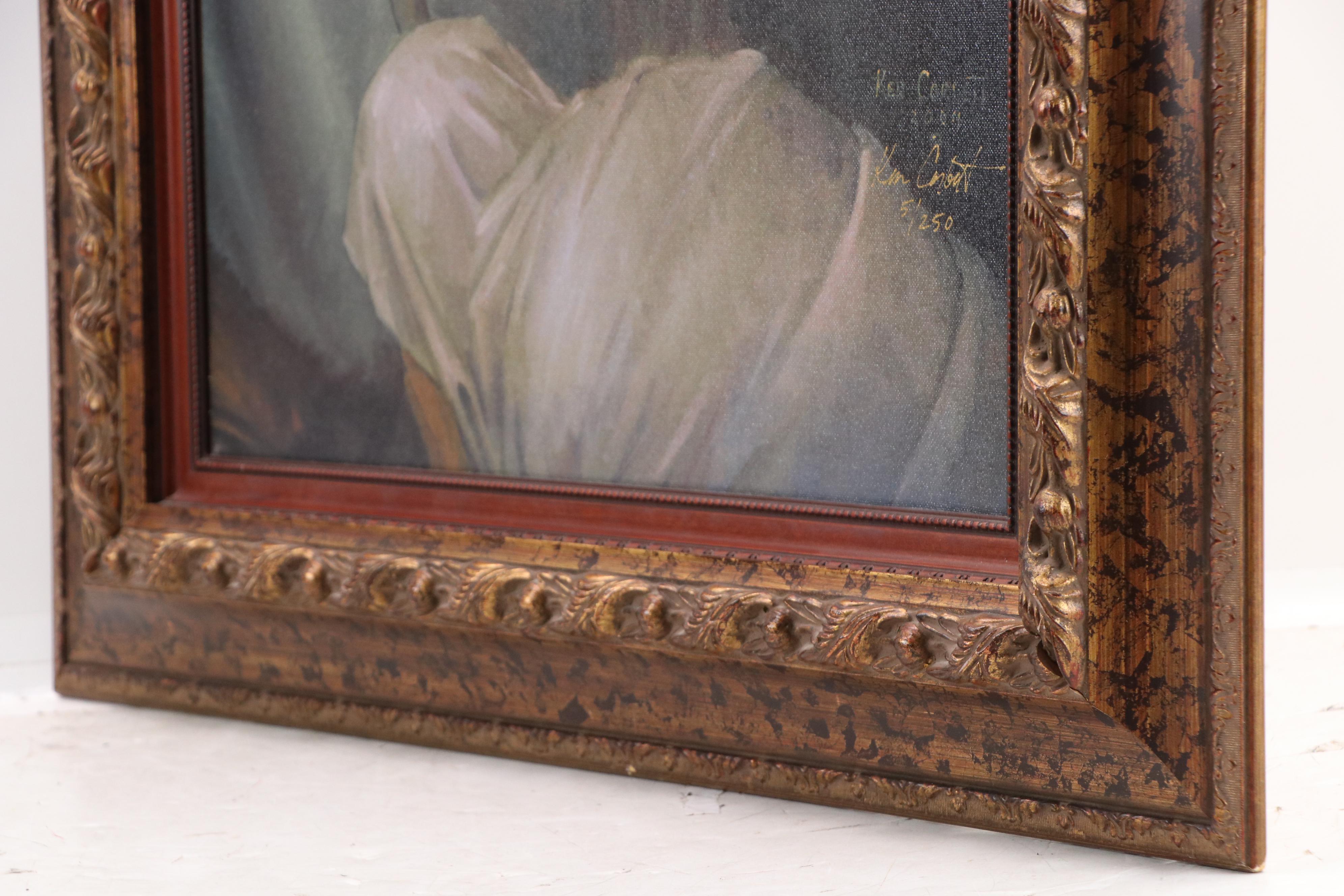 Ken Corbett Biblical Giclée of Jesus with Followers, Circa 2004