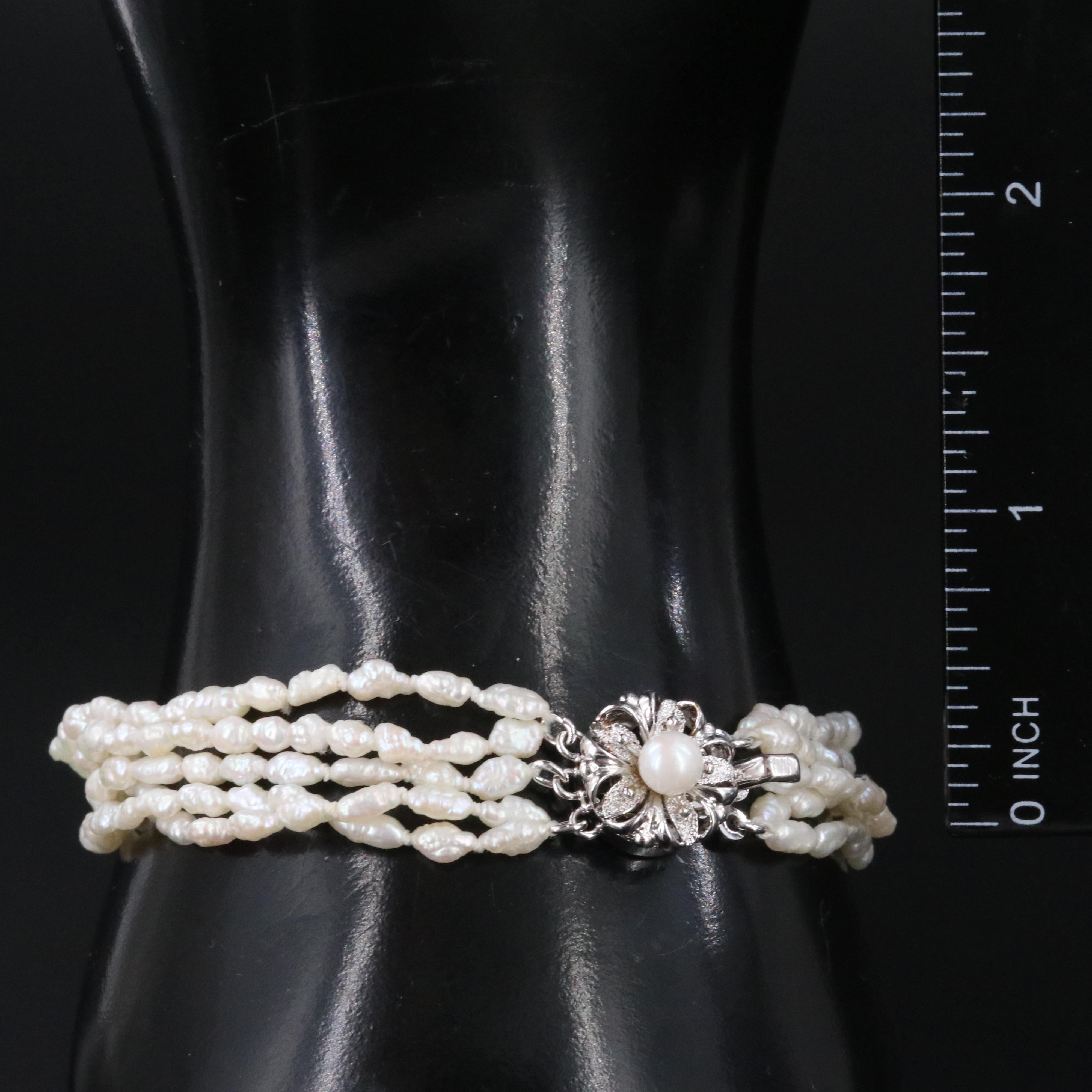 Pearl Multi-Strand Bracelet