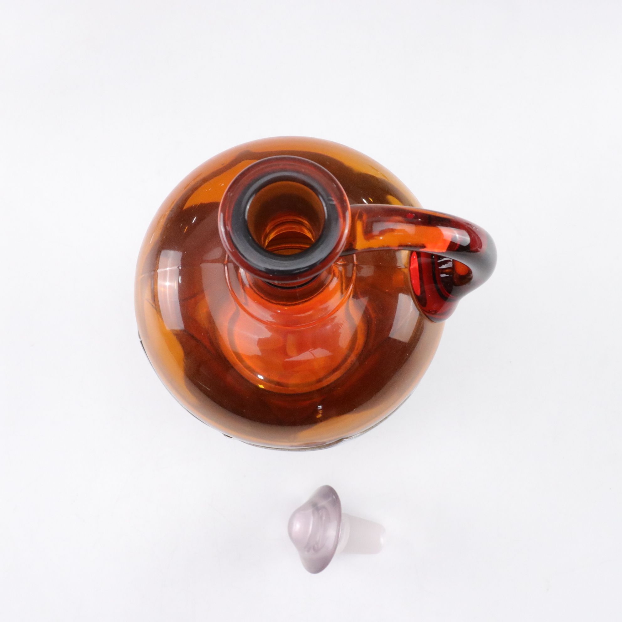 Farber Brothers "Farber Crystal" Stoppered Decanter & Wine Glasses