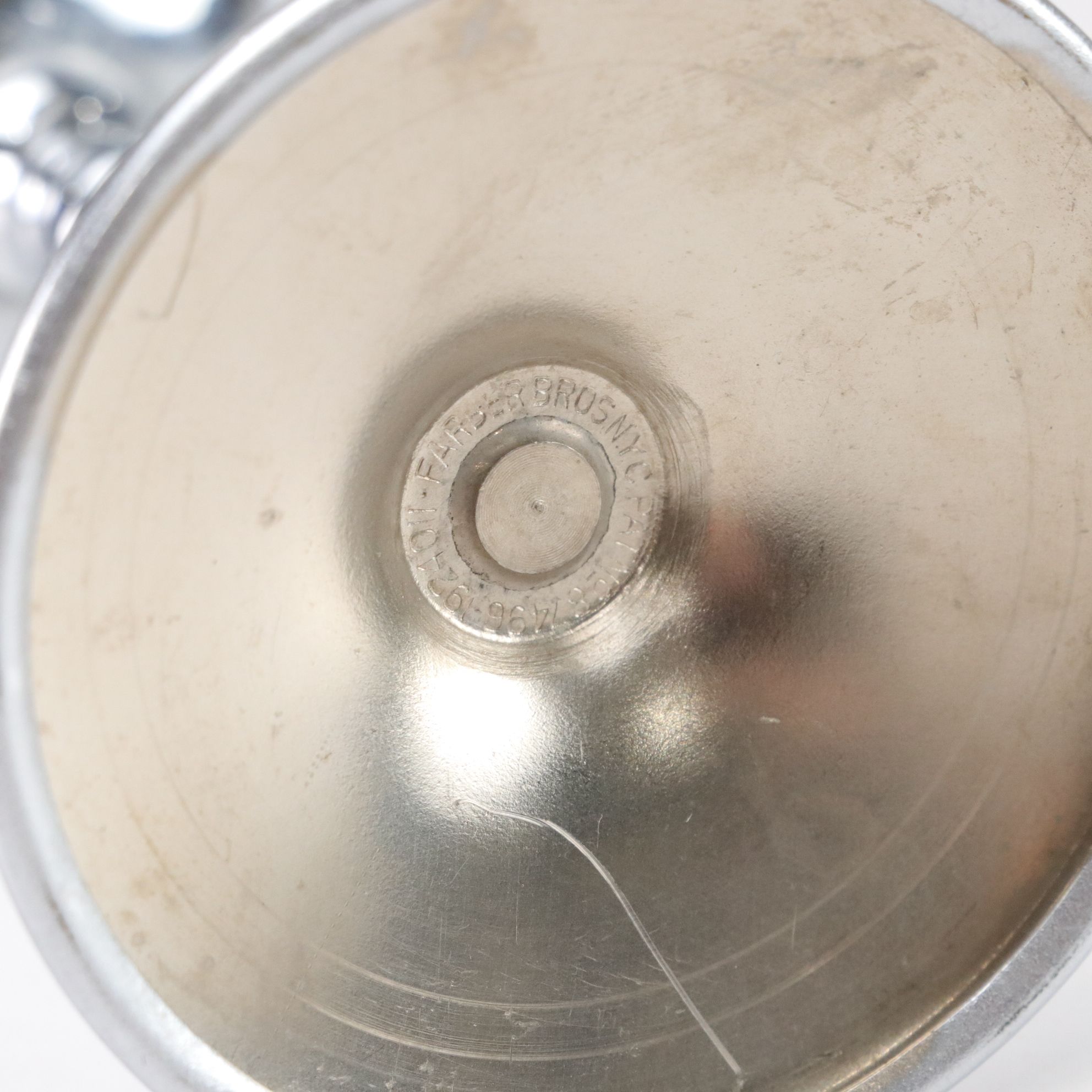 Farber Brothers "Farber Crystal" Stoppered Decanter & Wine Glasses