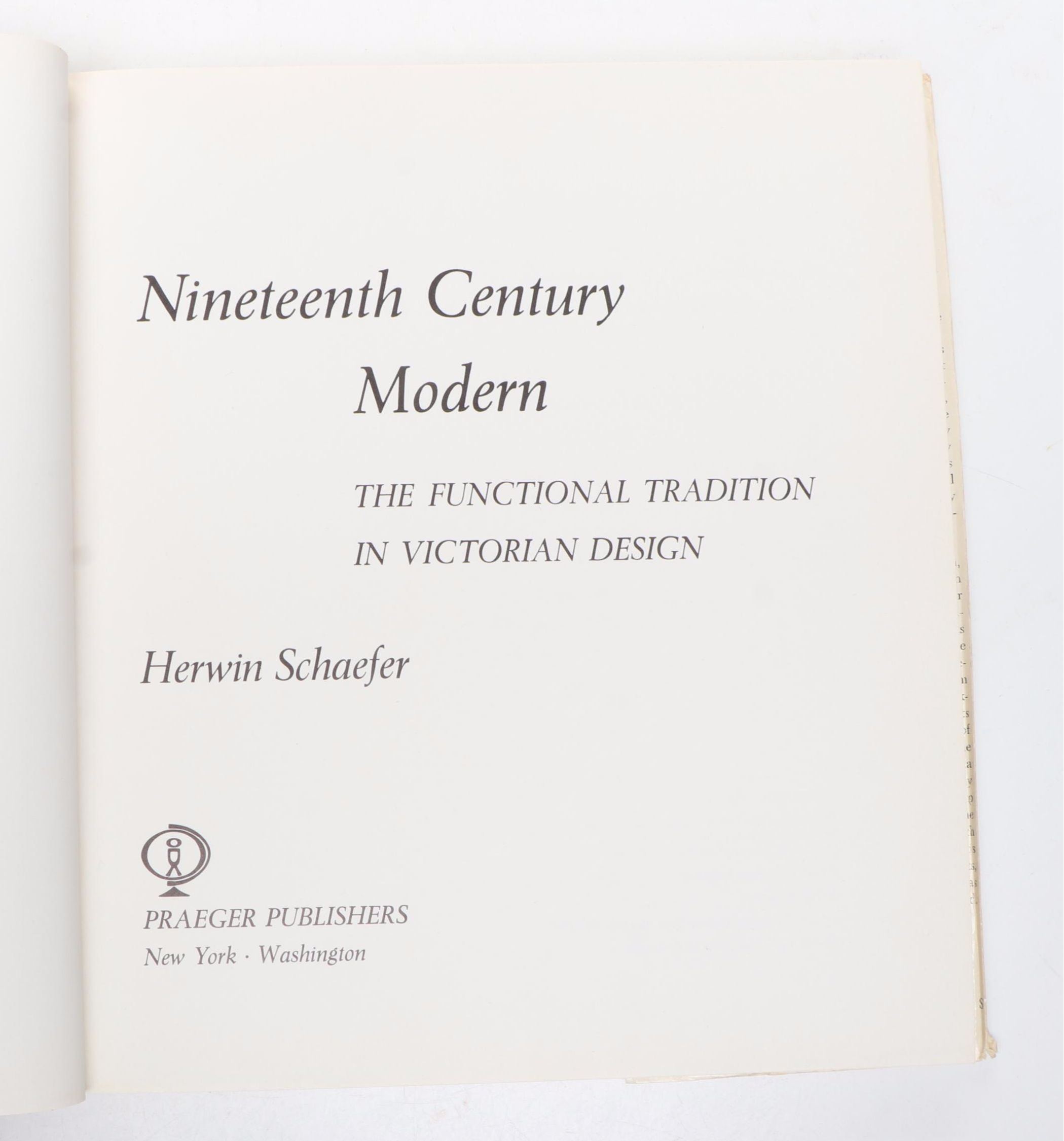"Nineteenth Century Modern" by Herwin Shaefer with More Design Books