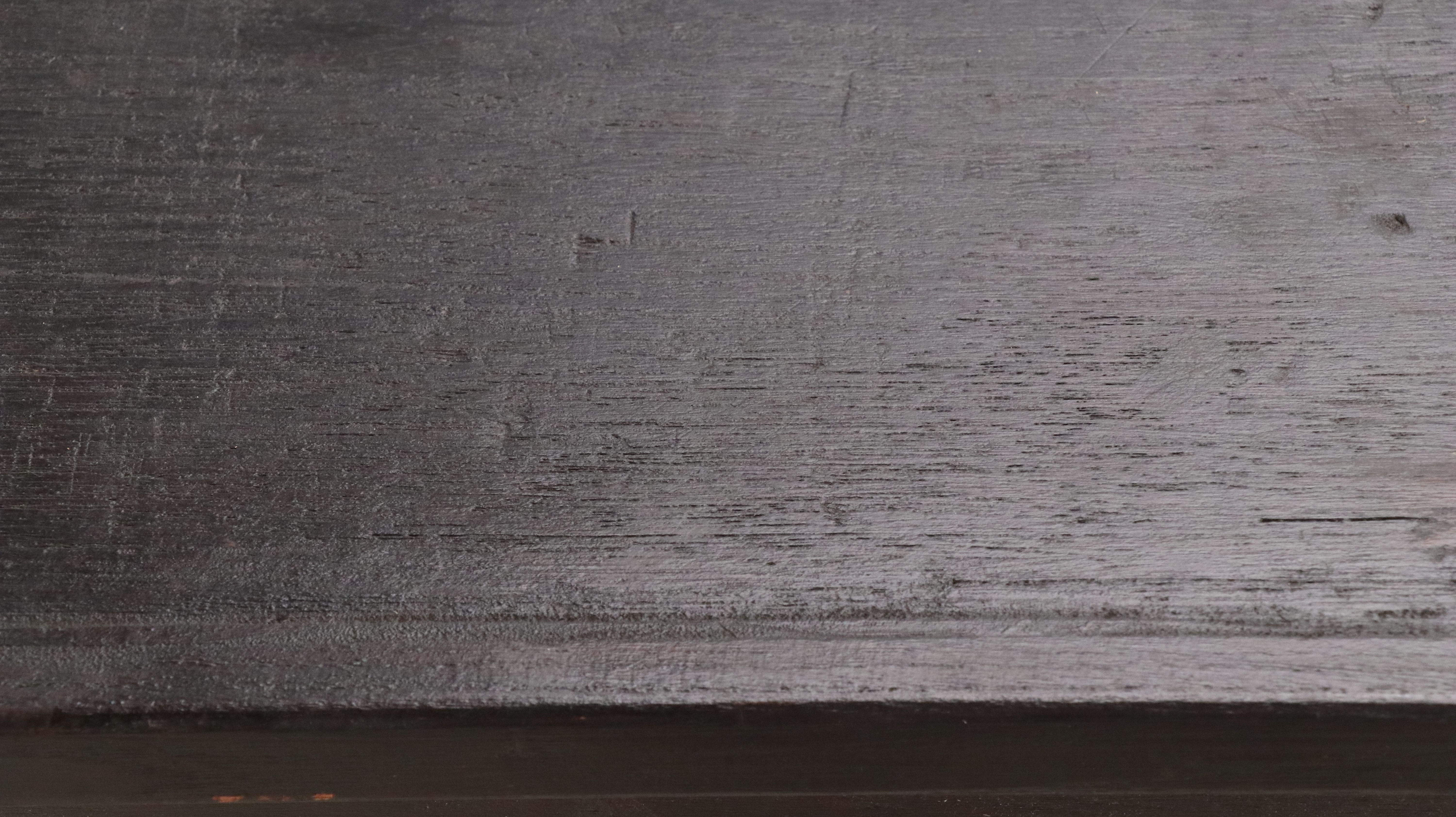 Painted Wooden Apothecary Cabinet with "Brooklyn Heights" Decal