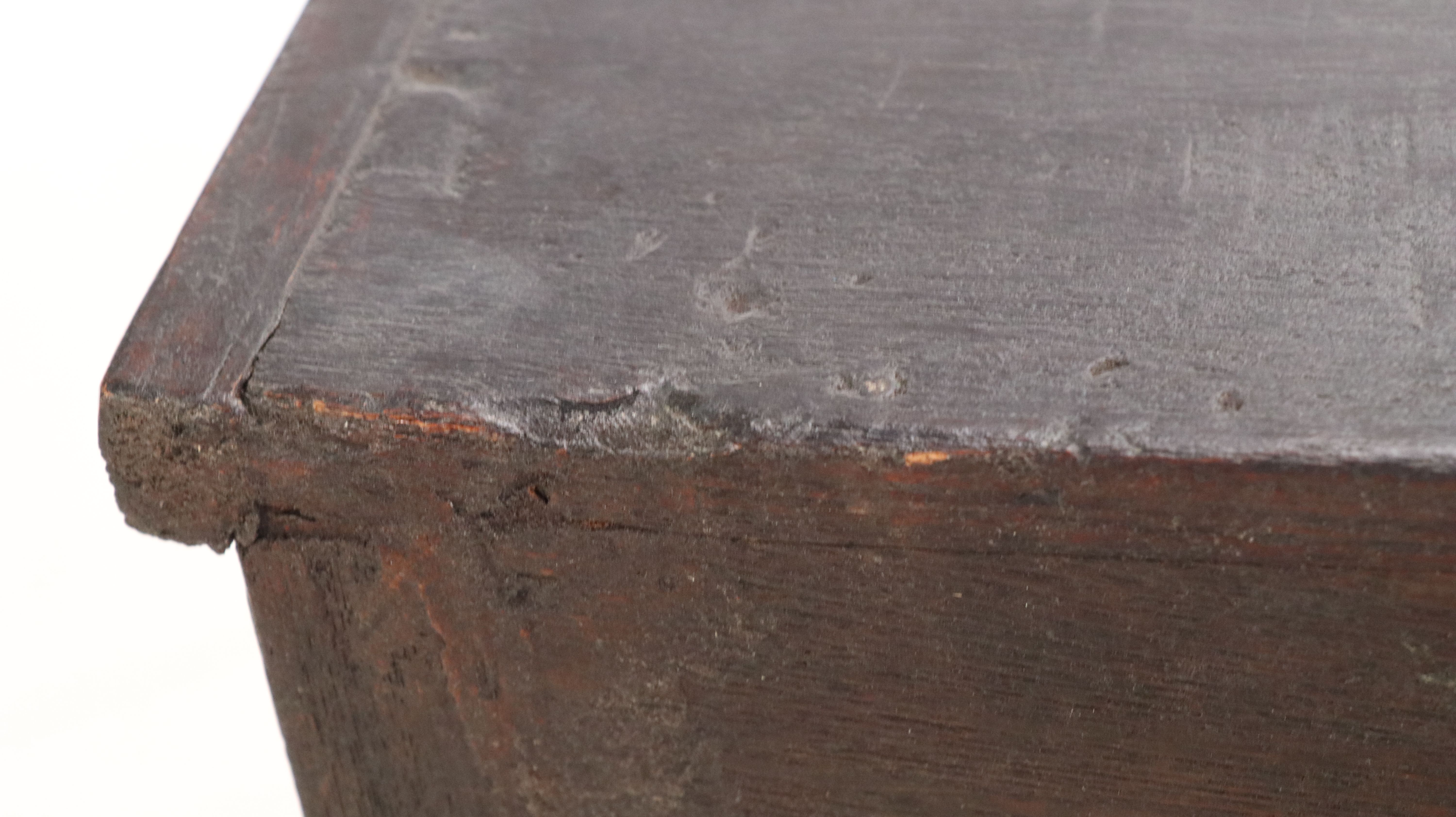 Painted Wooden Apothecary Cabinet with "Brooklyn Heights" Decal