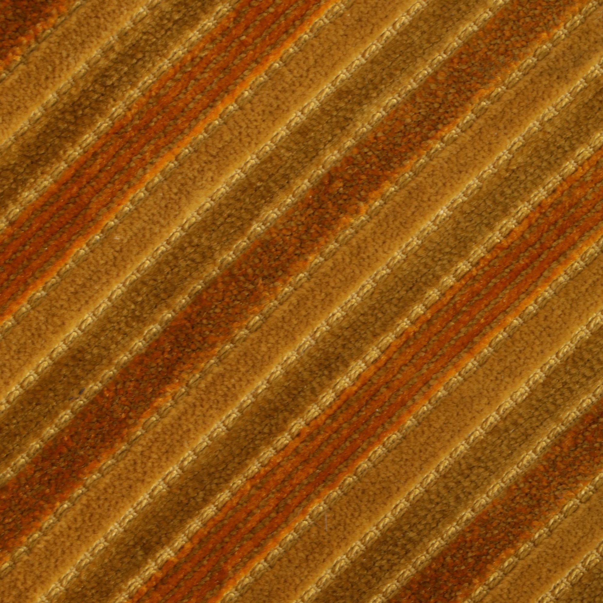 Pair of Thomasville Armchairs with Ribbed Upholstery, Mid 20th Century