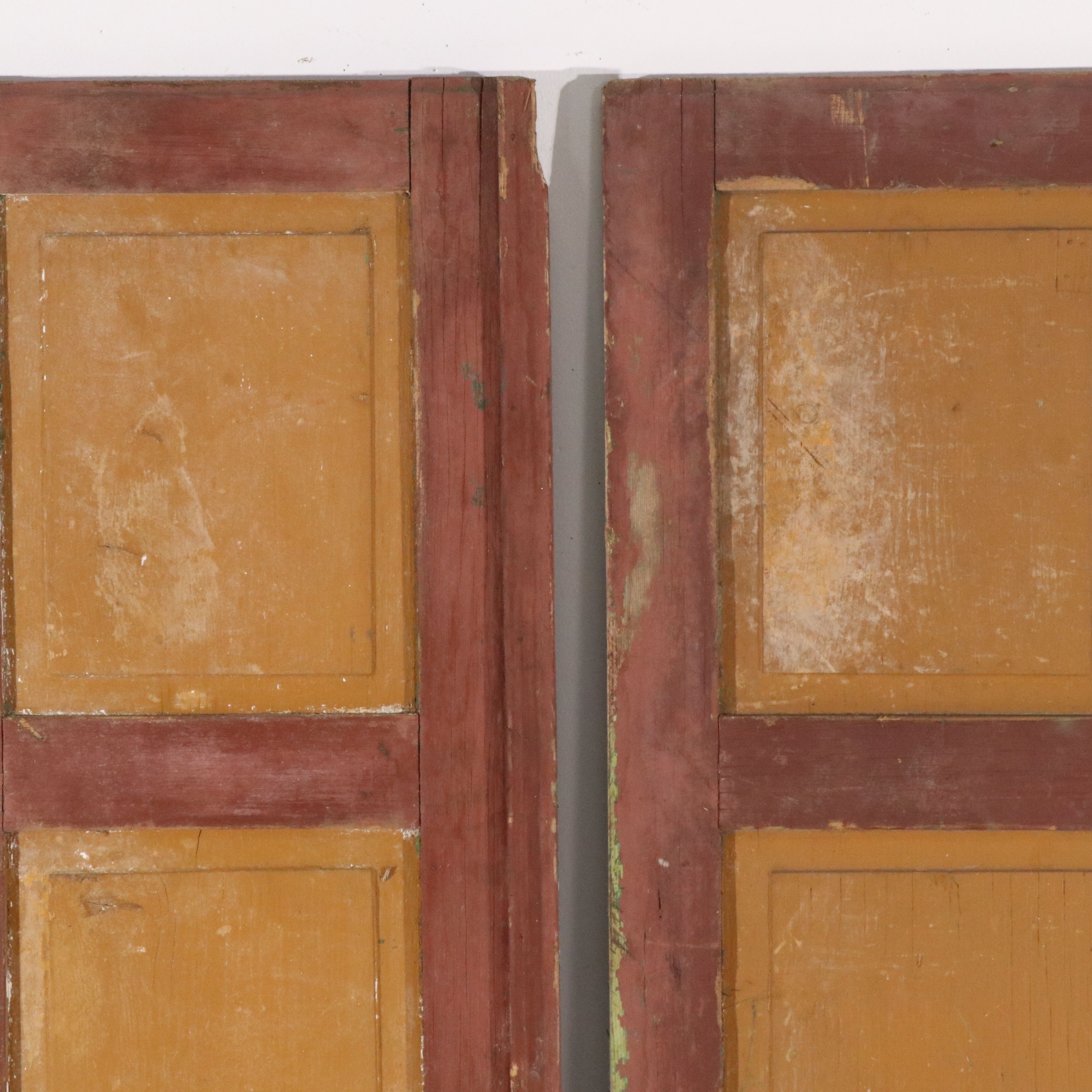 Greek Revival Style Painted Wood Shutters, Late 19th/ Early 20th Century