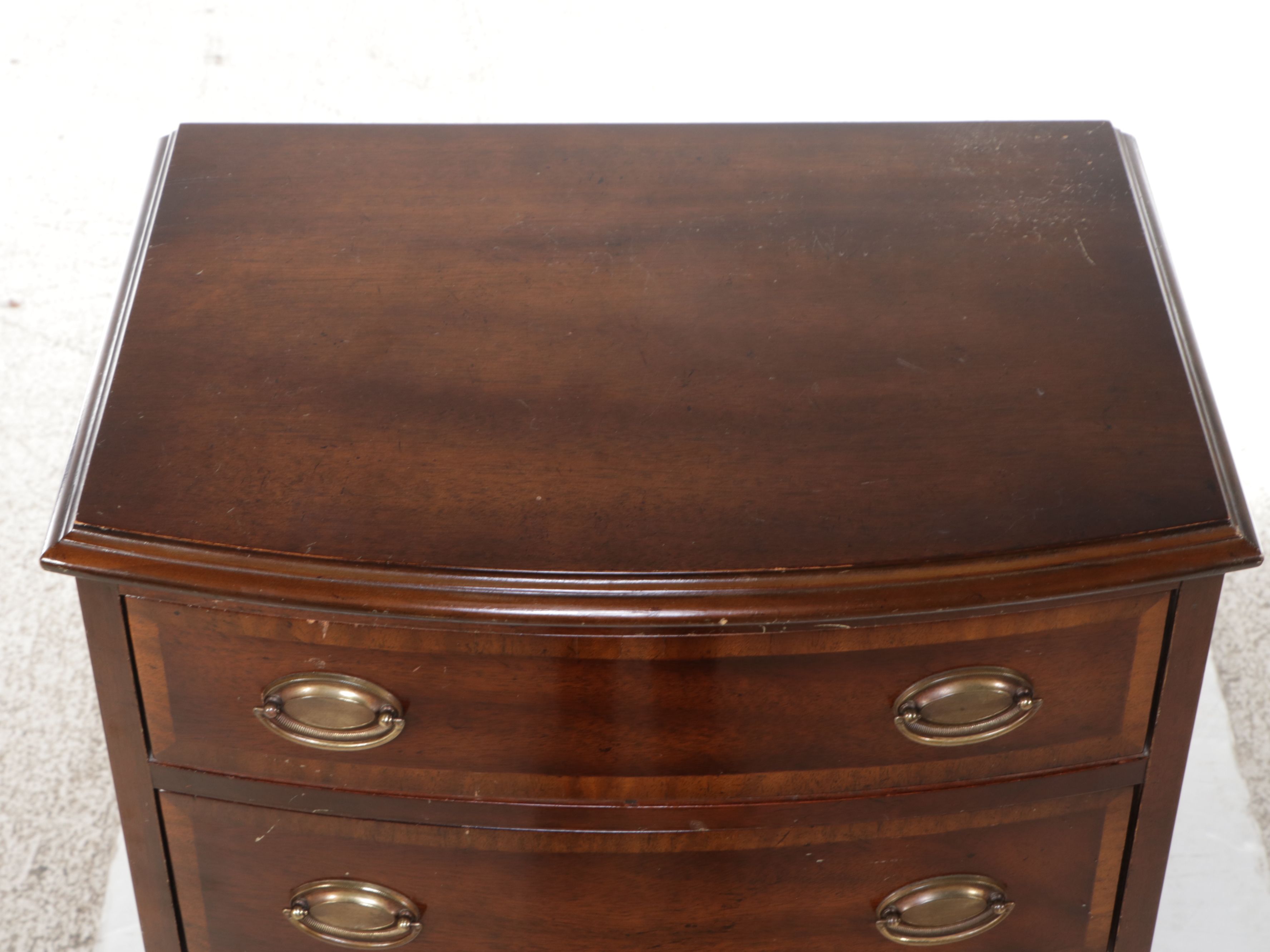 Federal Style Mahogany Secretary Desk and Chest of Drawers