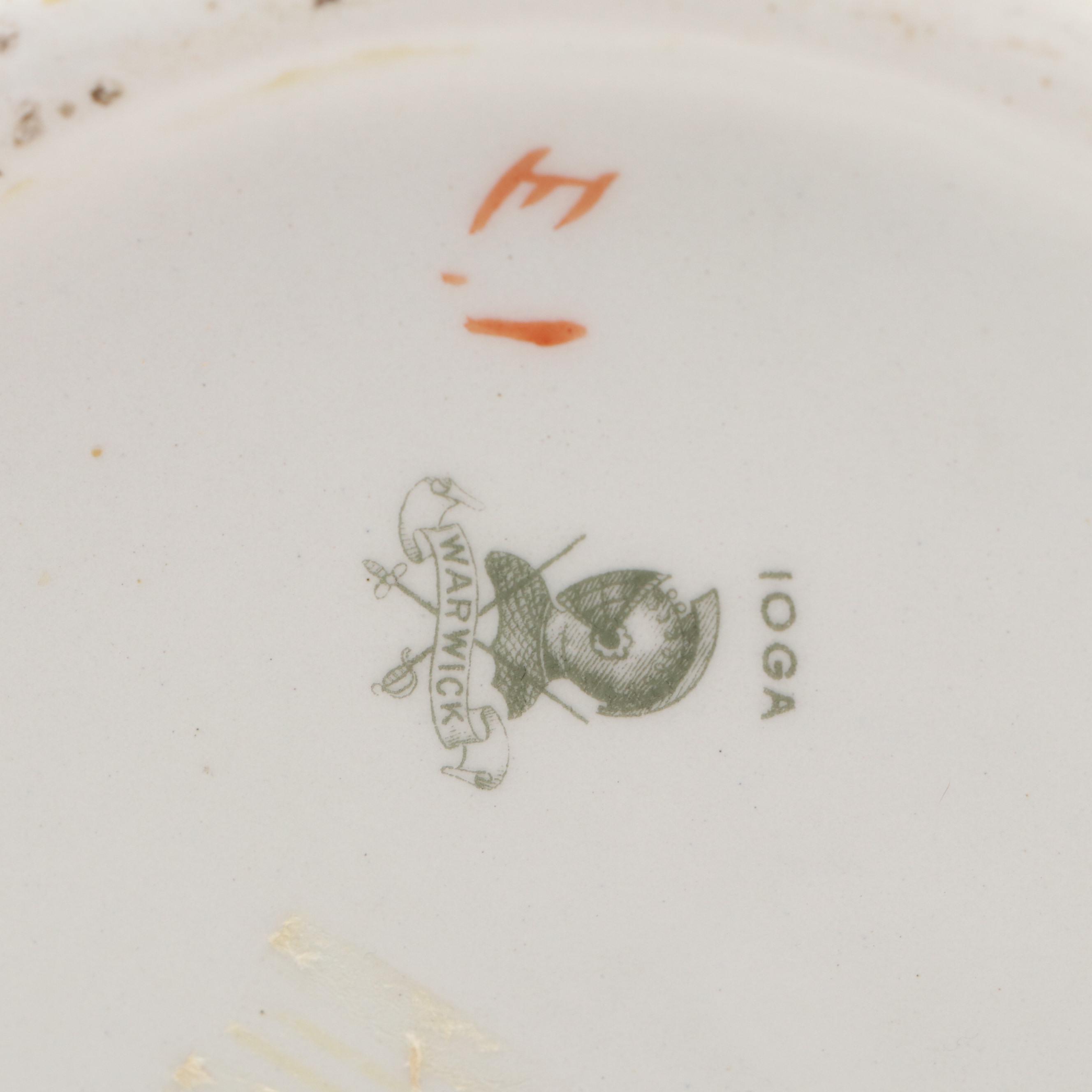 Warwick Ioga Portrait Vases, Early 20th Century