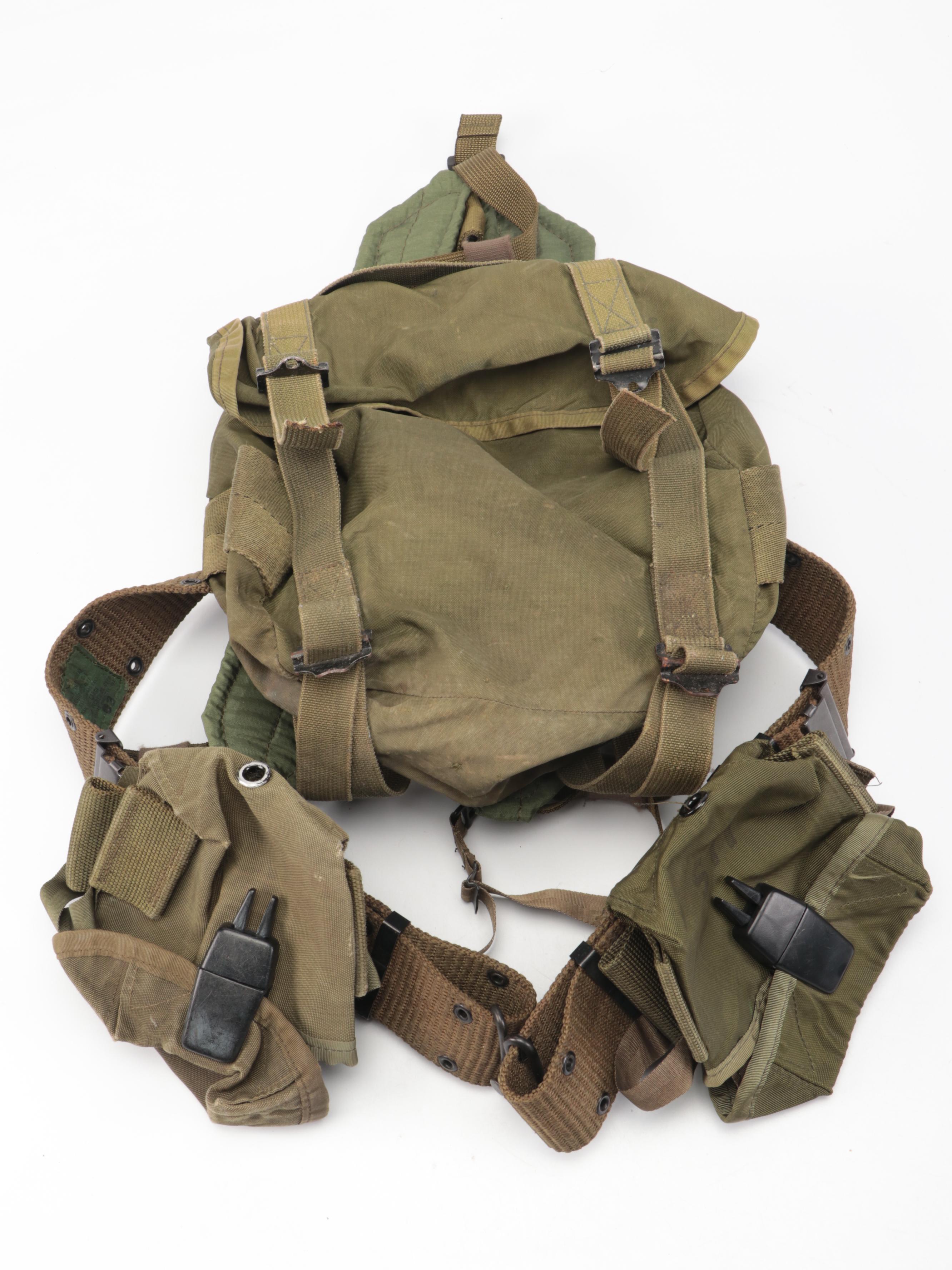 U.S. Army M-1967 Lightweight Load-Carrying Equipment and More Military Gear