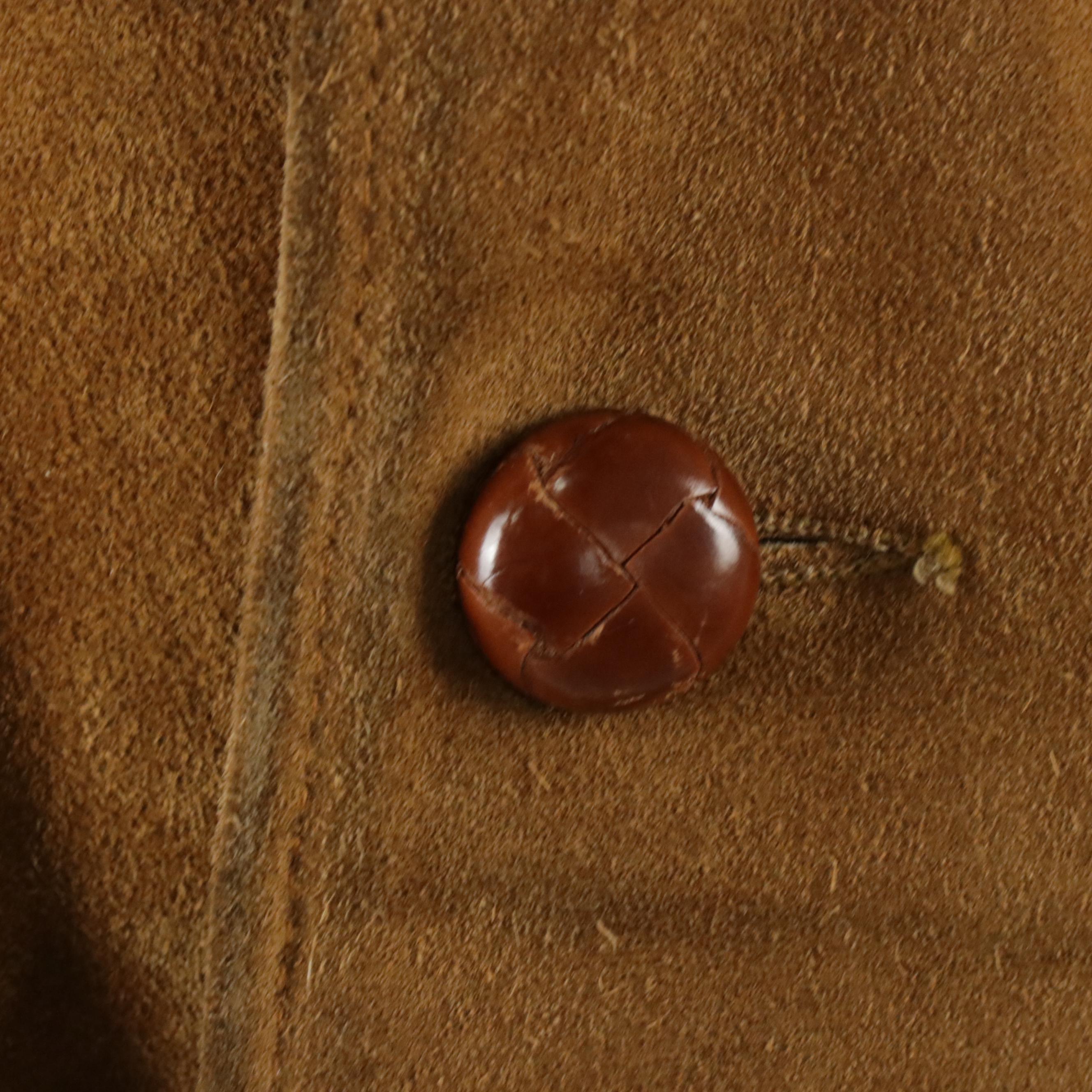 Men's Schott Bros. Rancher Jacket in Rough Out Suede