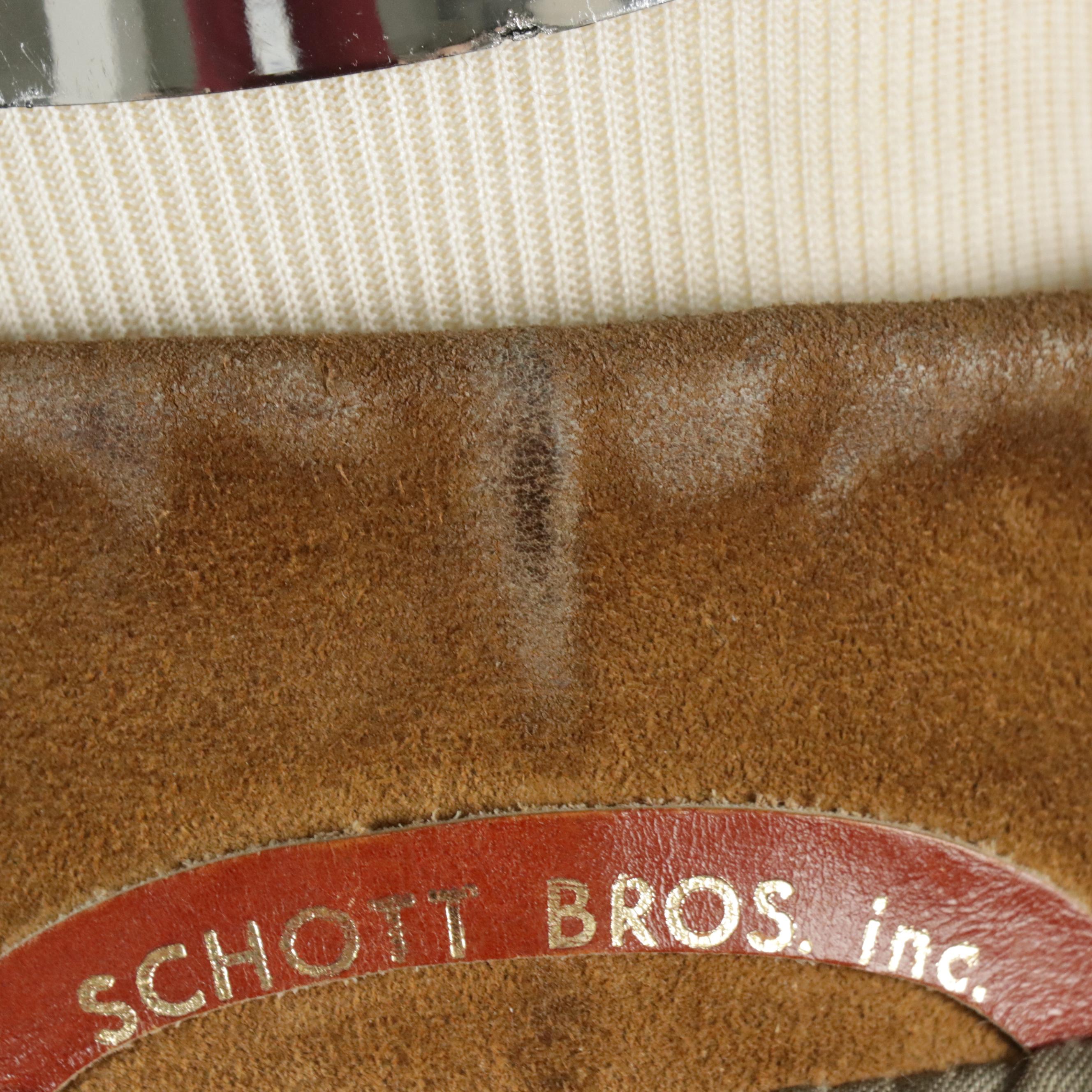 Men's Schott Bros. Rancher Jacket in Rough Out Suede