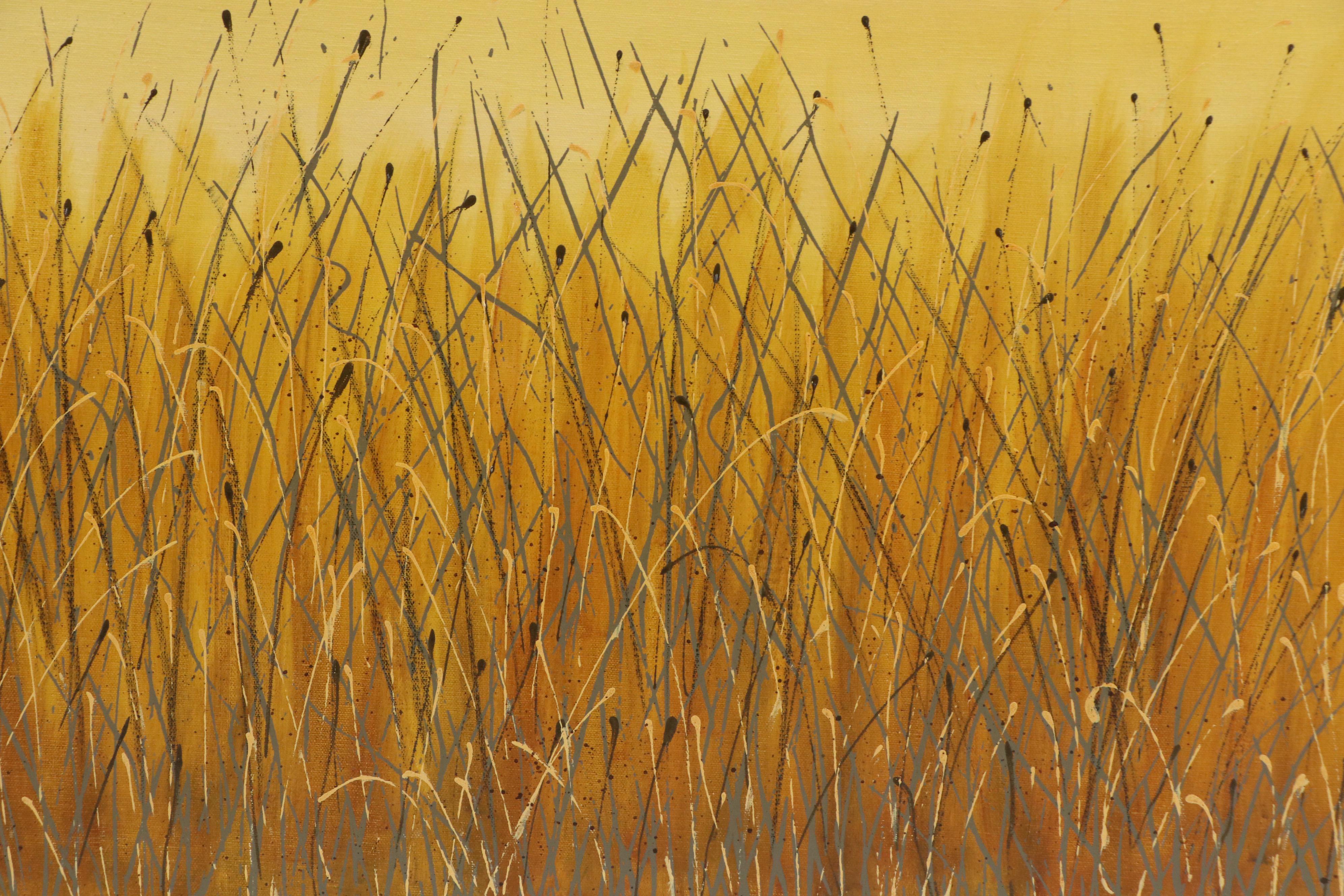 Gregg Mixed Media Acrylic Painting, Mid-20th Century