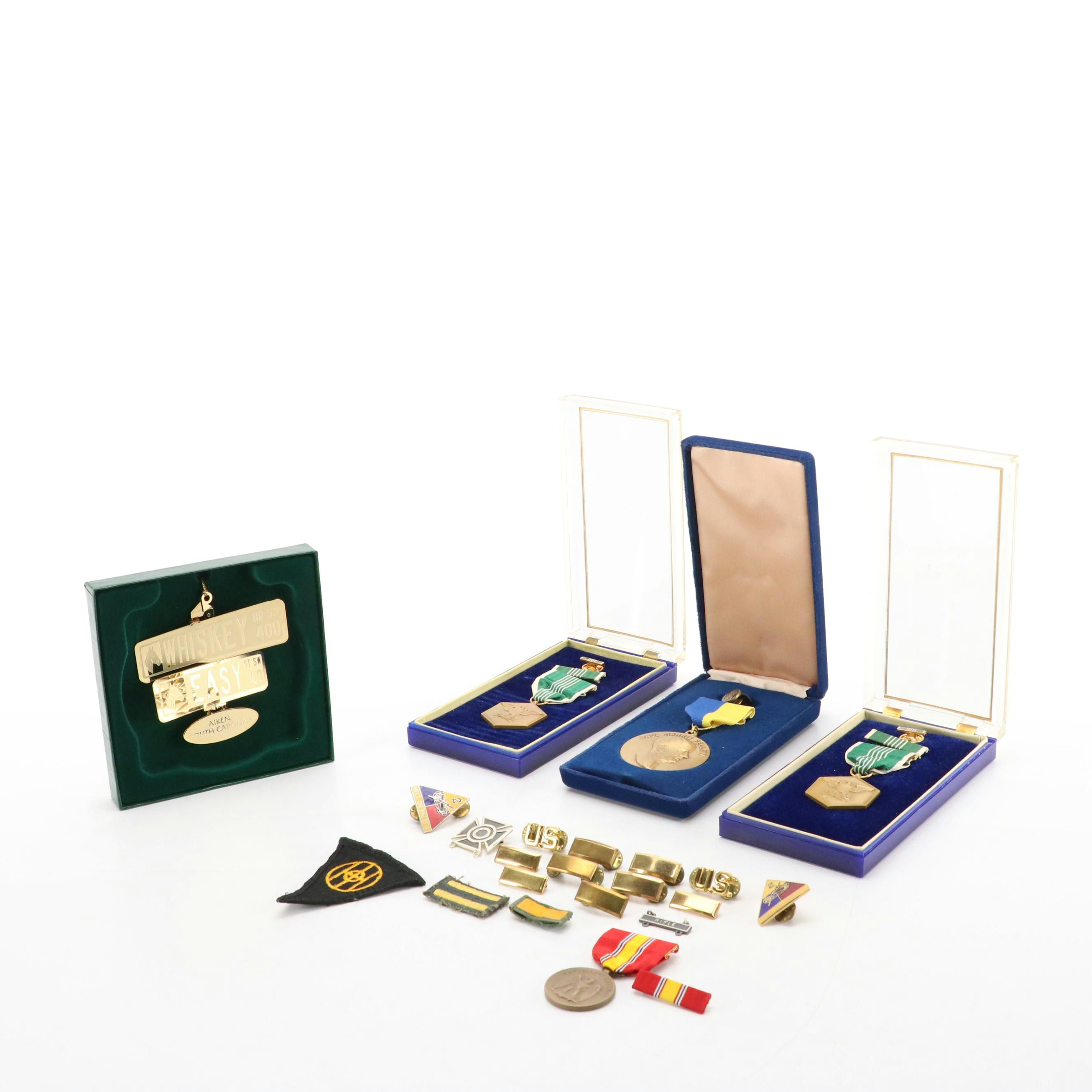 WWII/Post WWII Era US Military Pins and Insignia with More