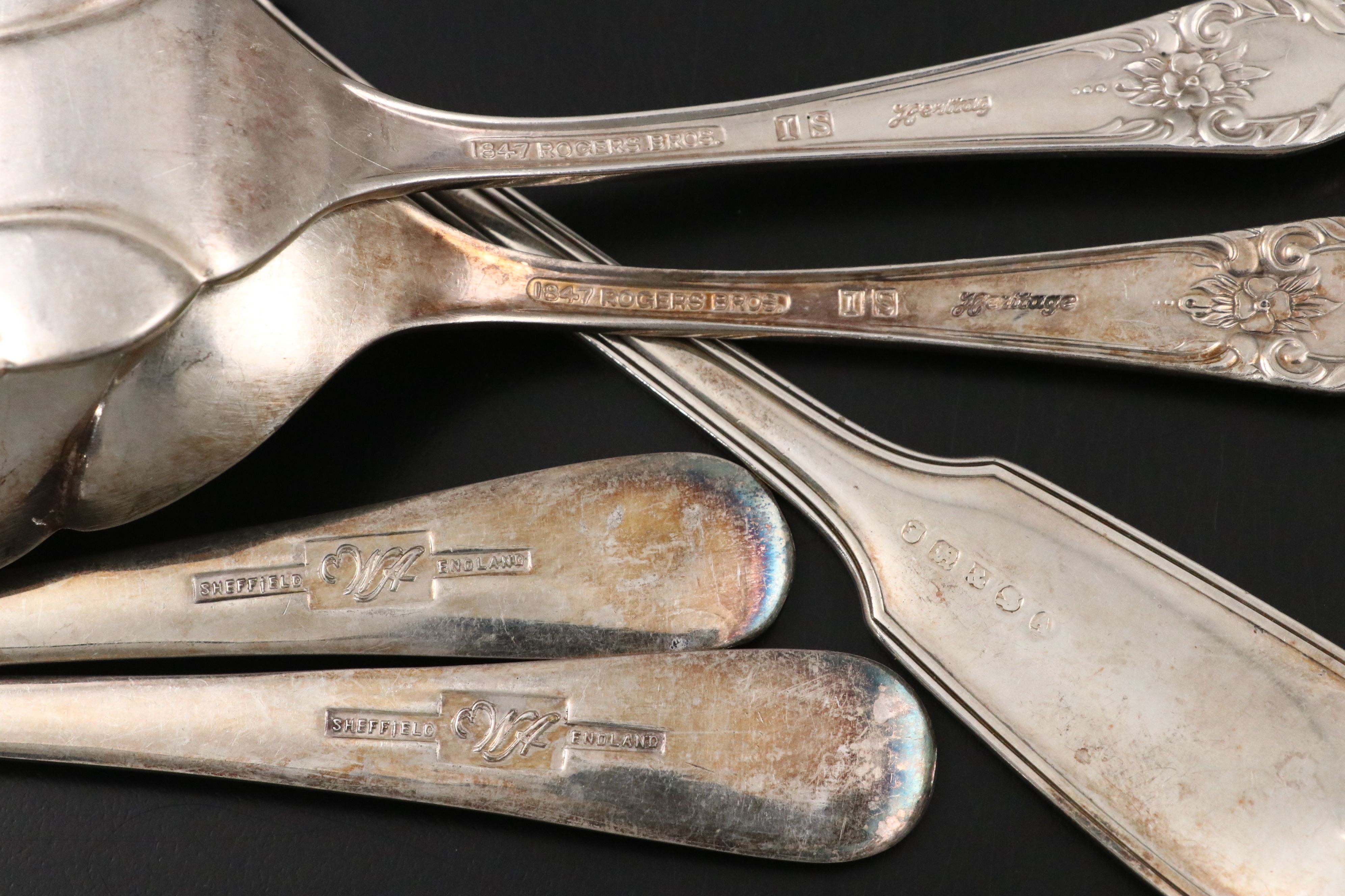 International "Heritage" and Other Silver Plate Serving Utensils