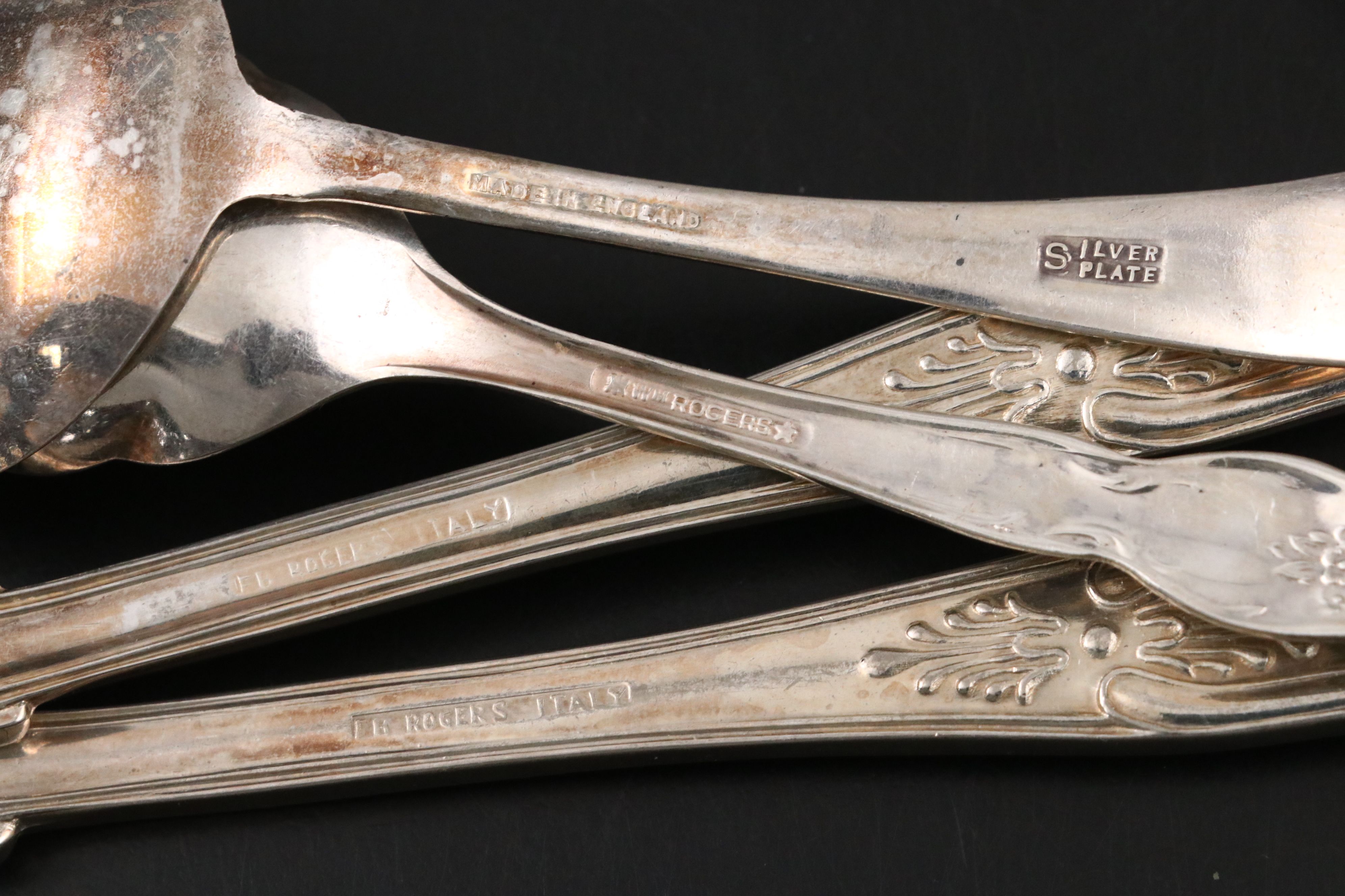 International "Heritage" and Other Silver Plate Serving Utensils