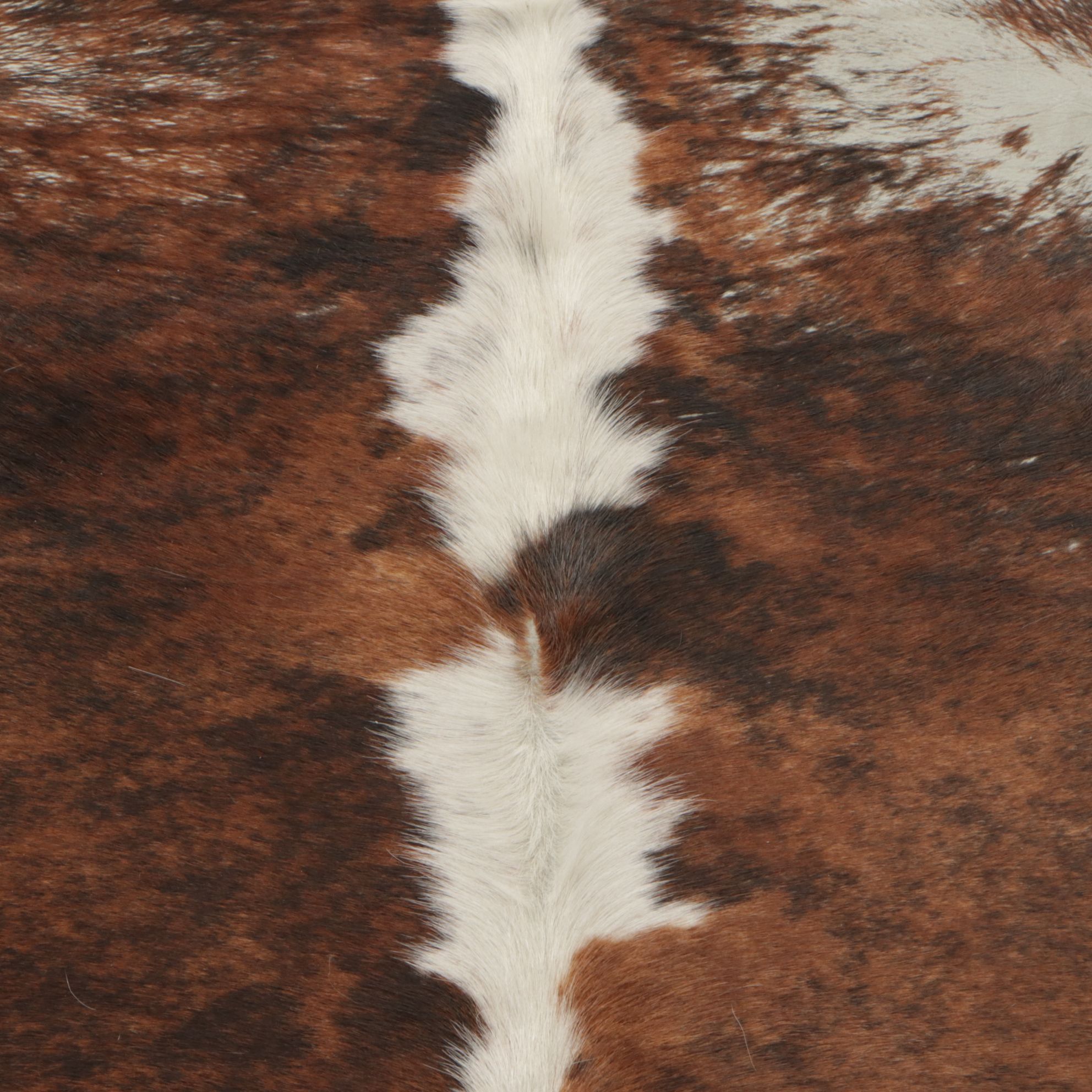 7'4 x 6'6 Natural Cow Hide Area Rug
