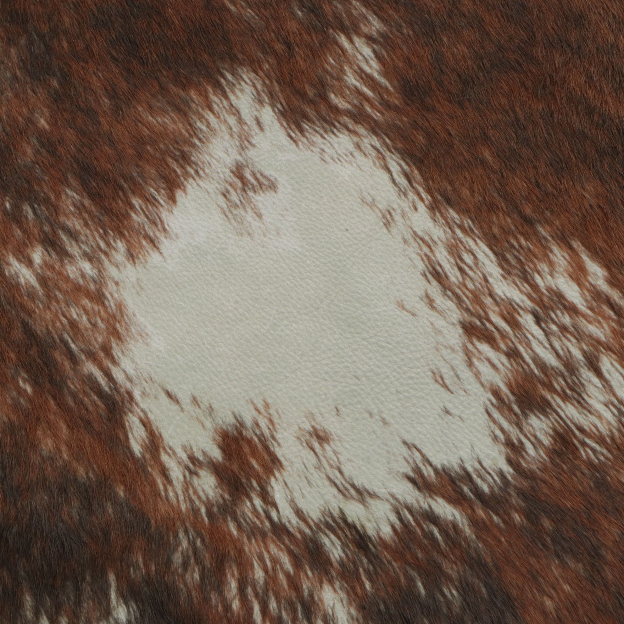 7'4 x 6'6 Natural Cow Hide Area Rug