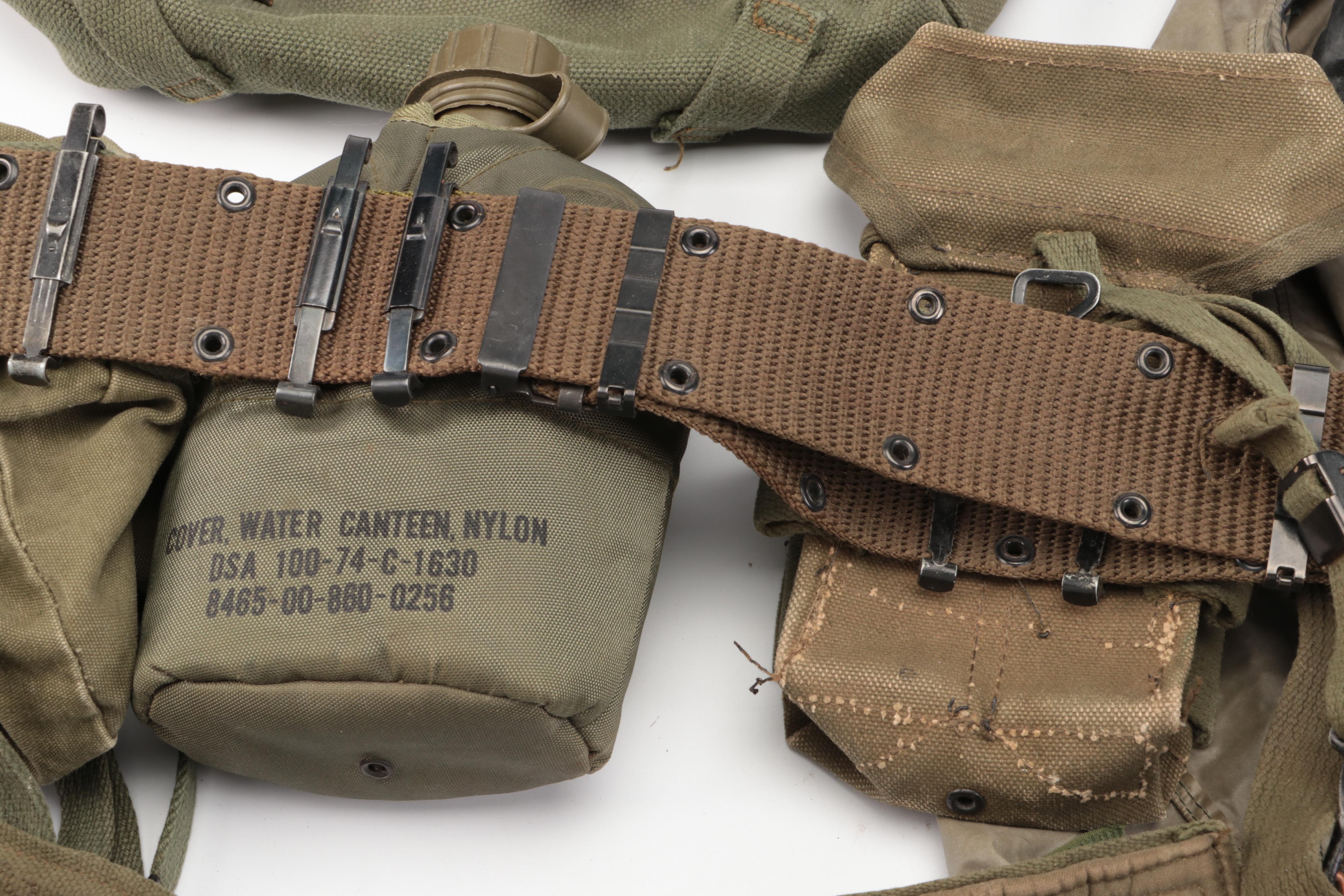 Cold War Era U.S. Army Chemical-Biological Field Mask, with Pouches and More