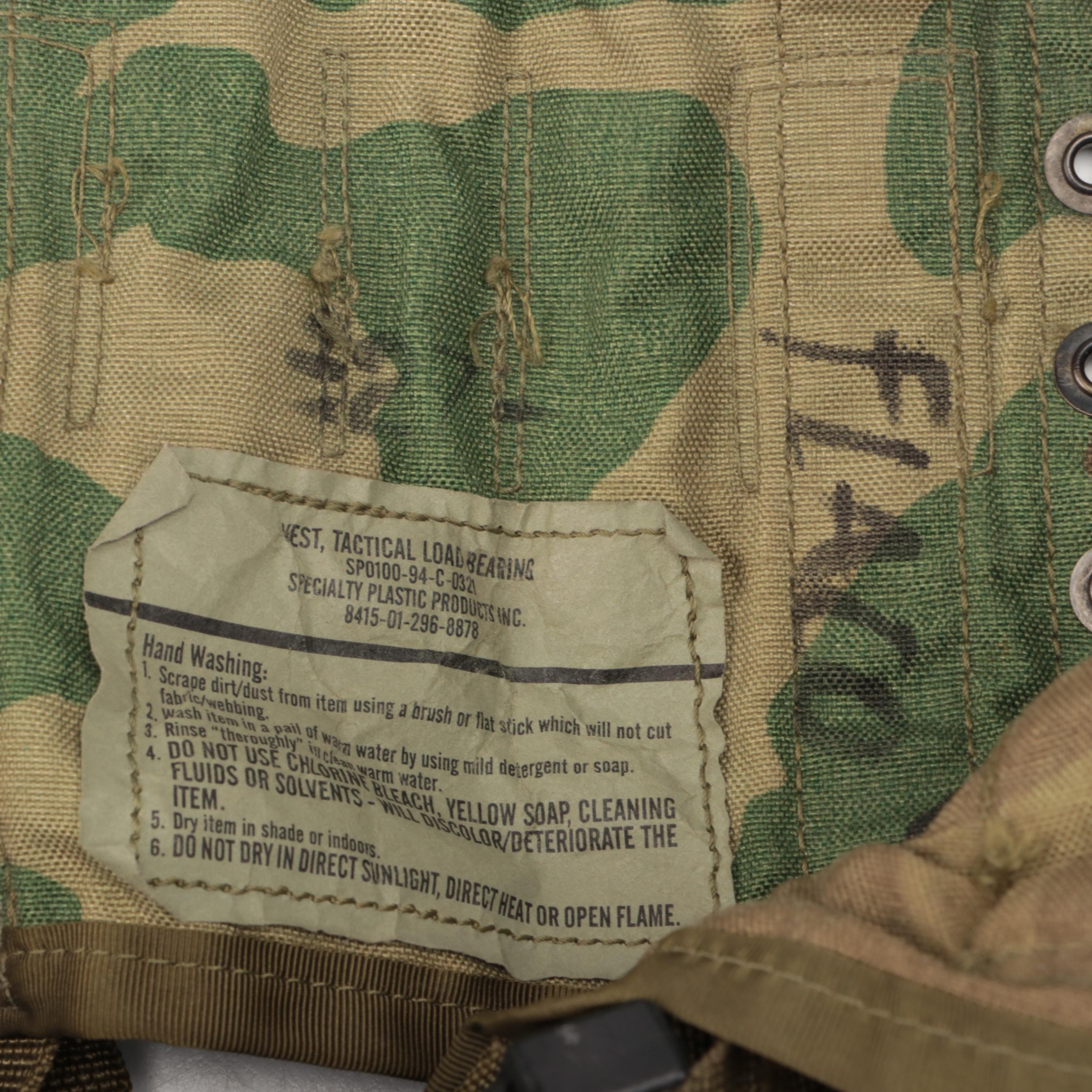 U.S. Army Woodland Camo Tactical Load Bearing Vests