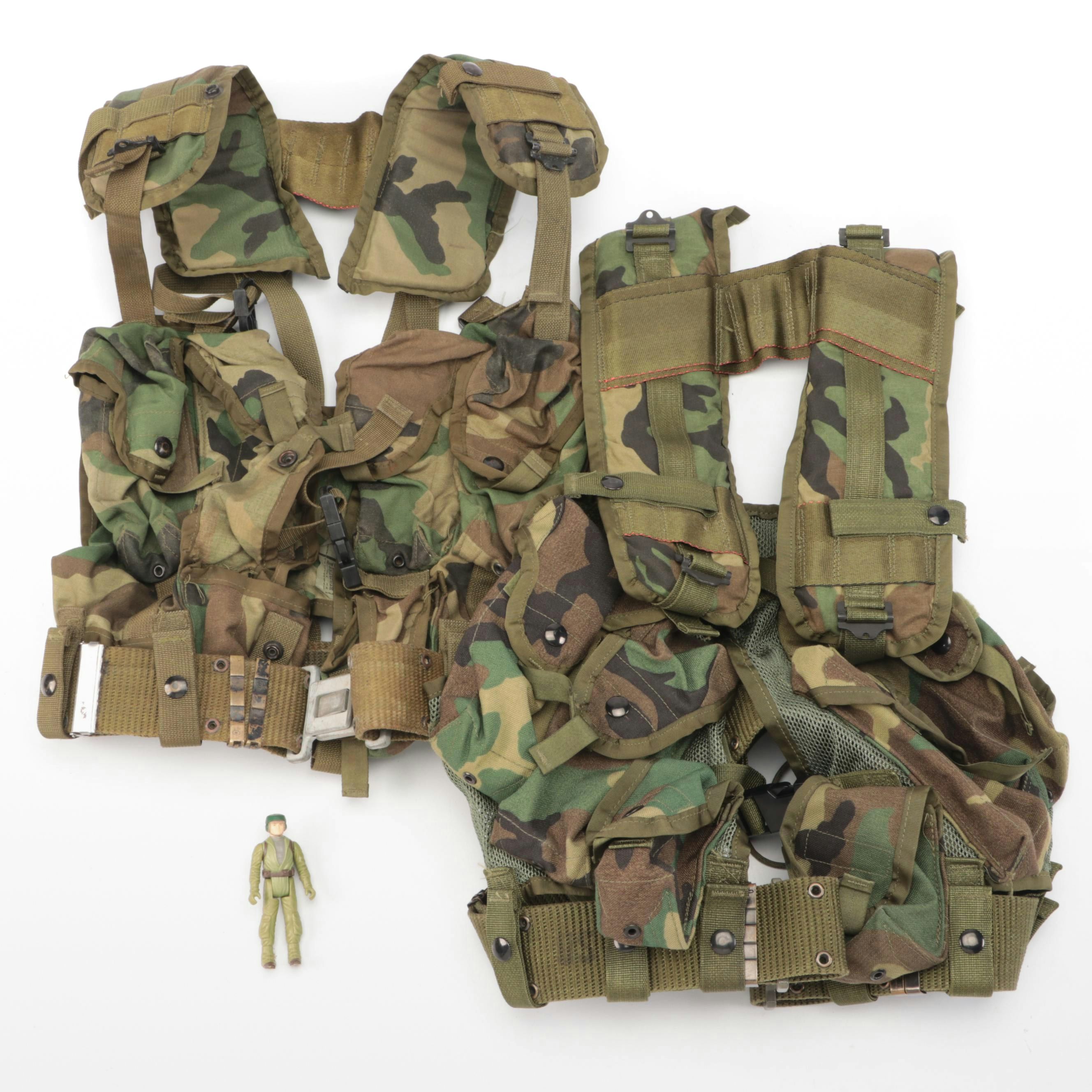 U.S. Army Woodland Camo Tactical Load Bearing Vests