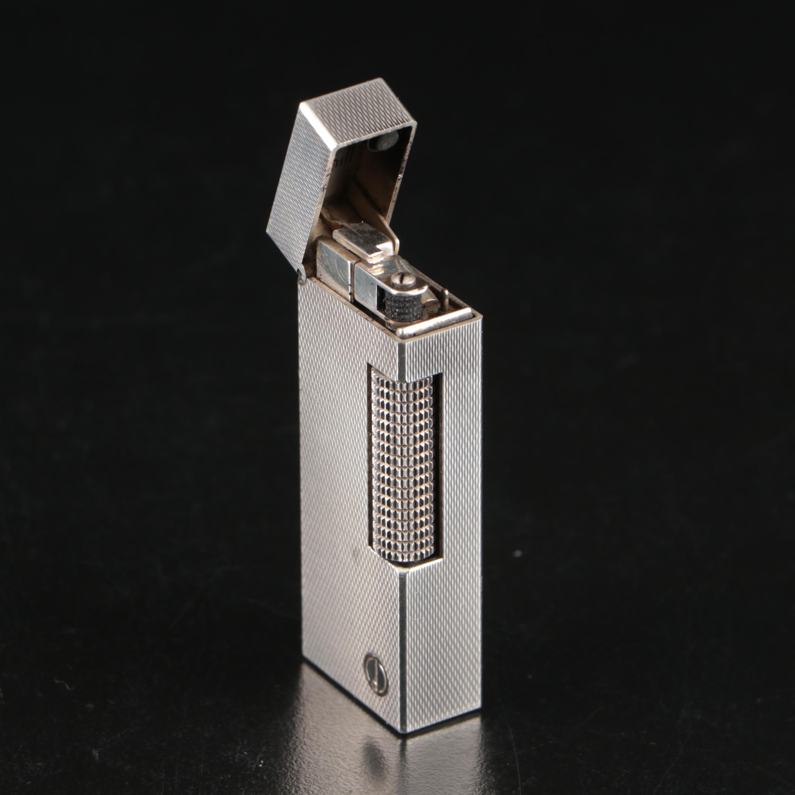 Dunhill Rollagas Swiss Made Lighter in Barley Pattern, Ca. 1989