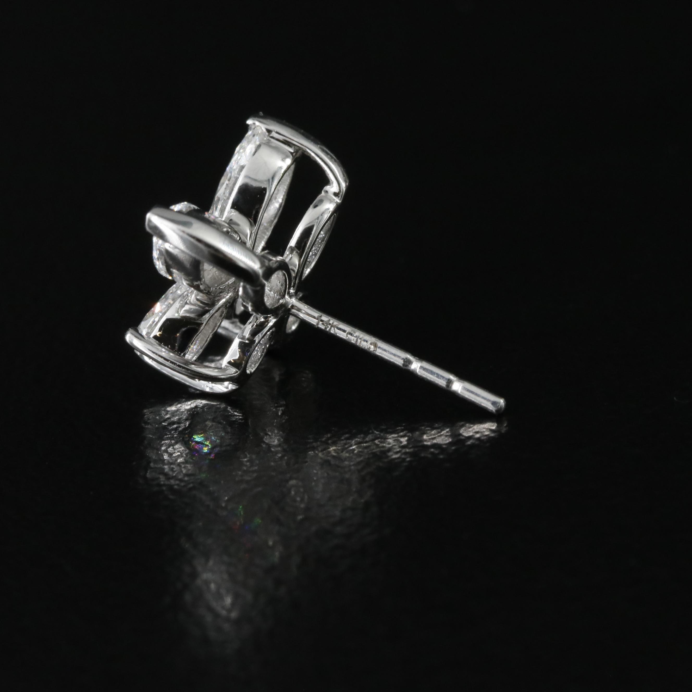 14K 1.78 CTW Lab Grown Diamond Earrings