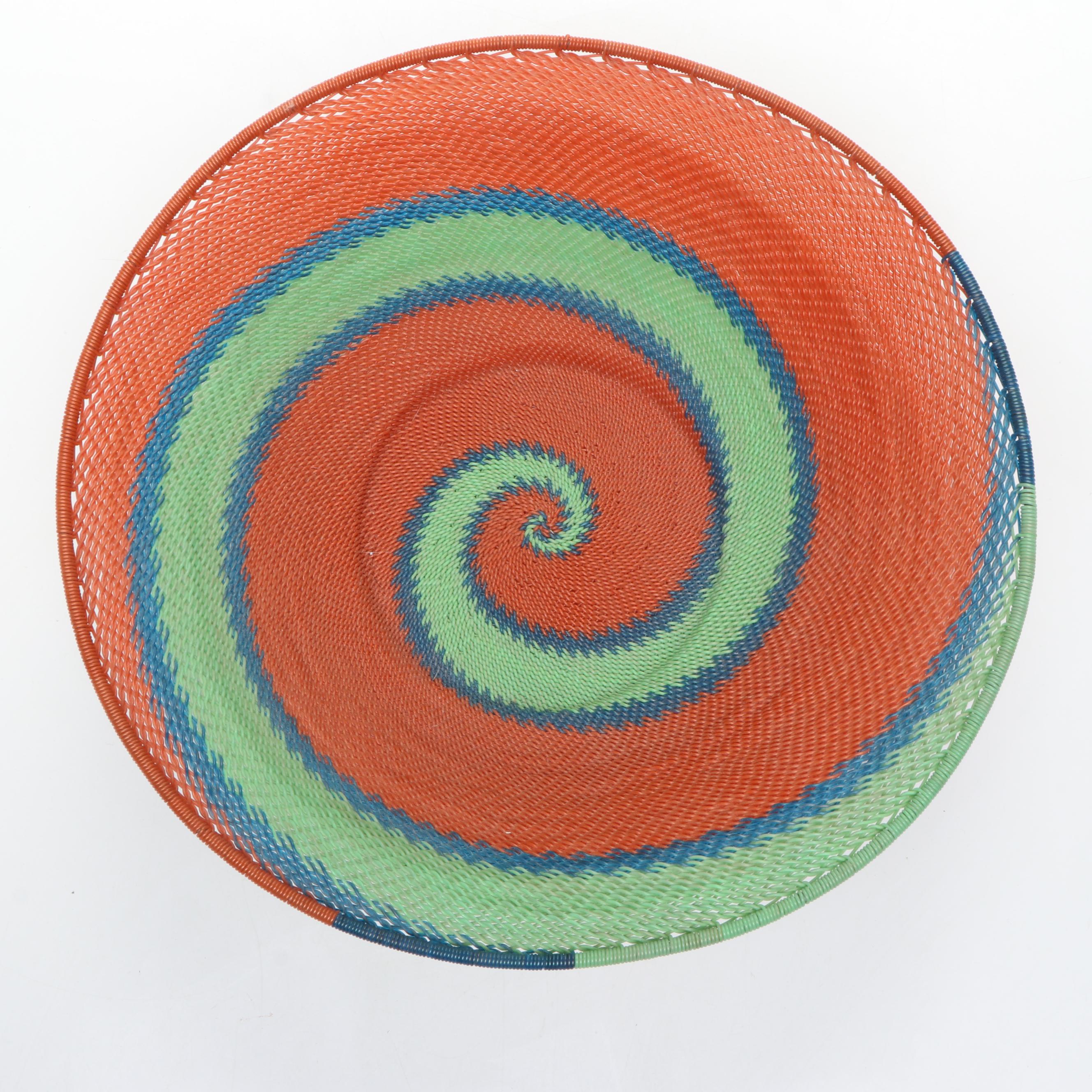 Tiffany & Co. Imari Style Porcelain Box, Zulu Wire Woven Bowl, with Ceramics