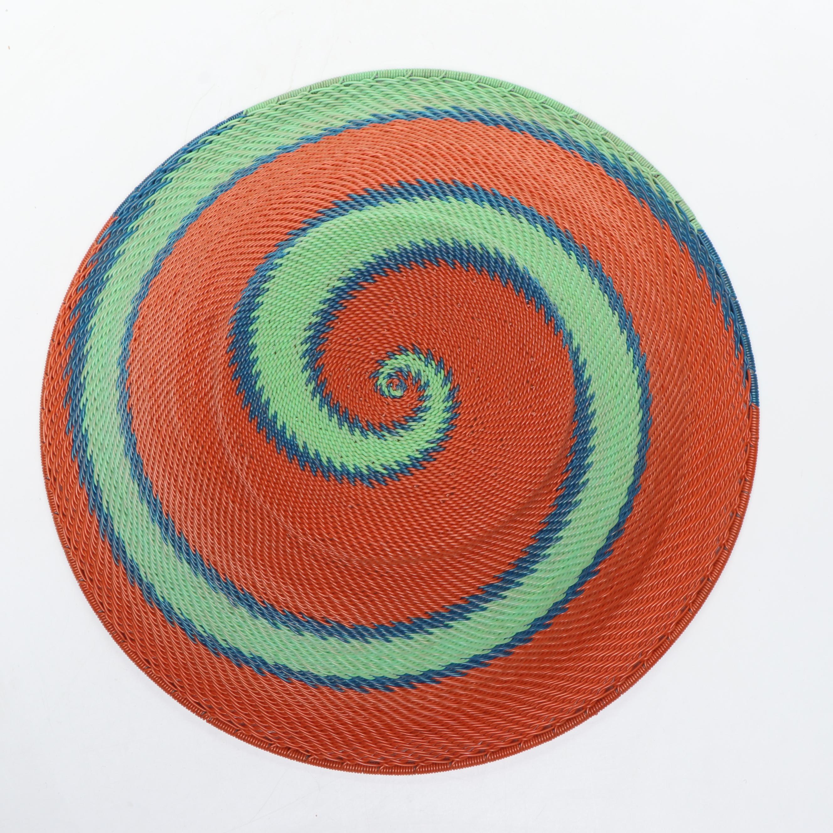 Tiffany & Co. Imari Style Porcelain Box, Zulu Wire Woven Bowl, with Ceramics