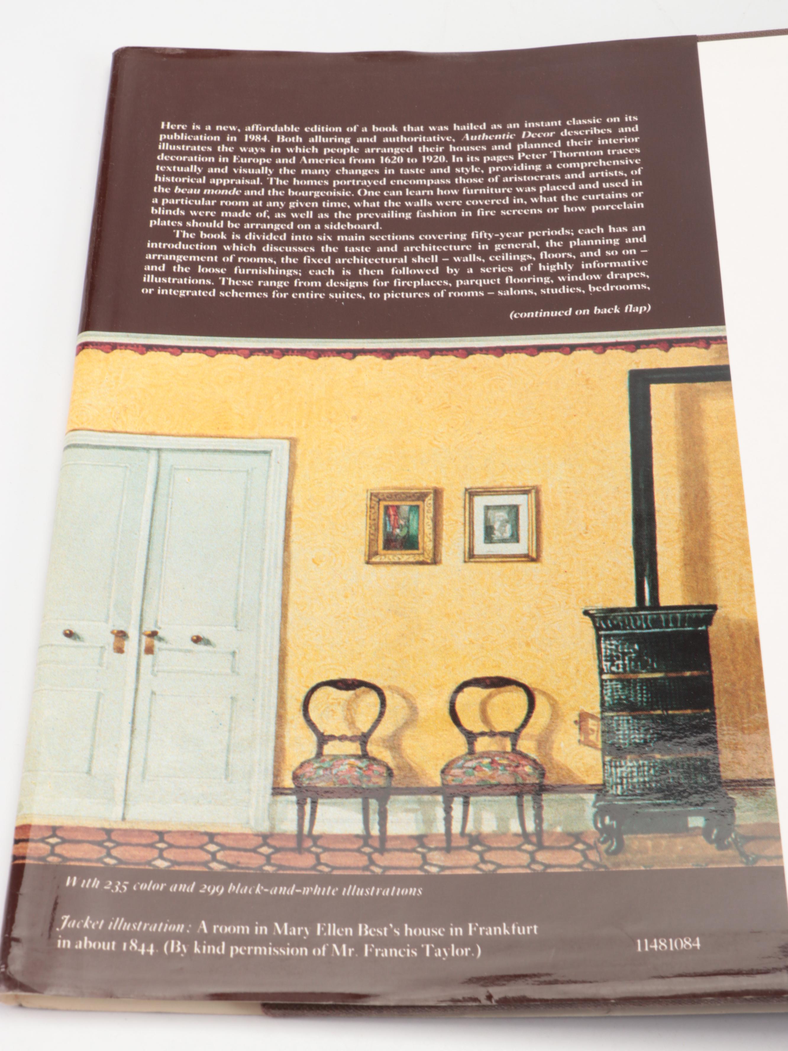 "Authentic Decor: The Domestic Interior" by Peter Thornton and More Books