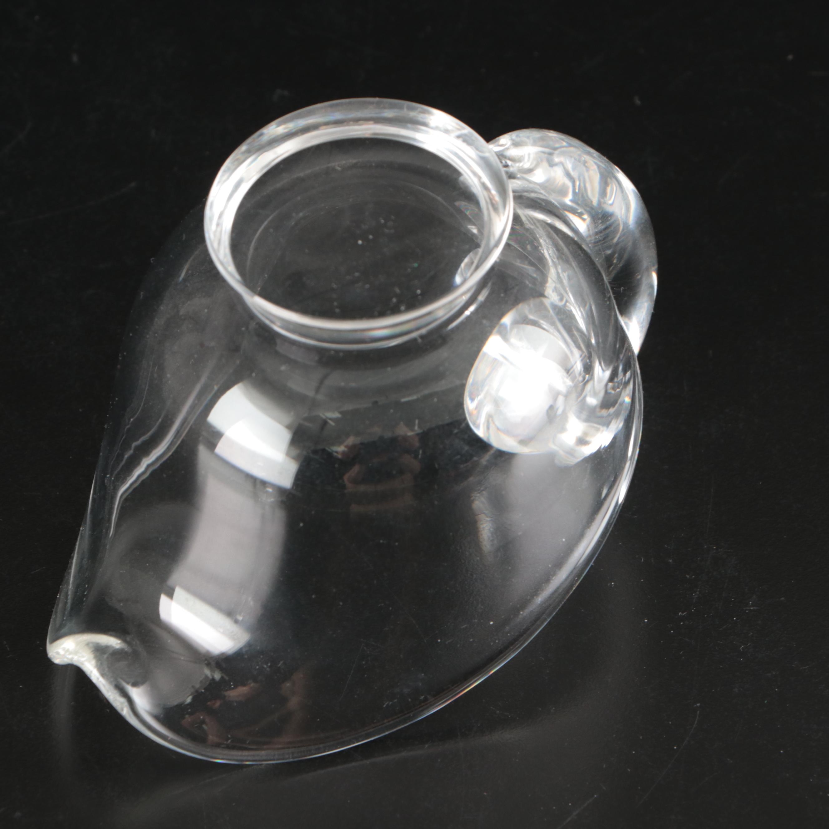 Steuben Glass Sugar Bowl and Creamer