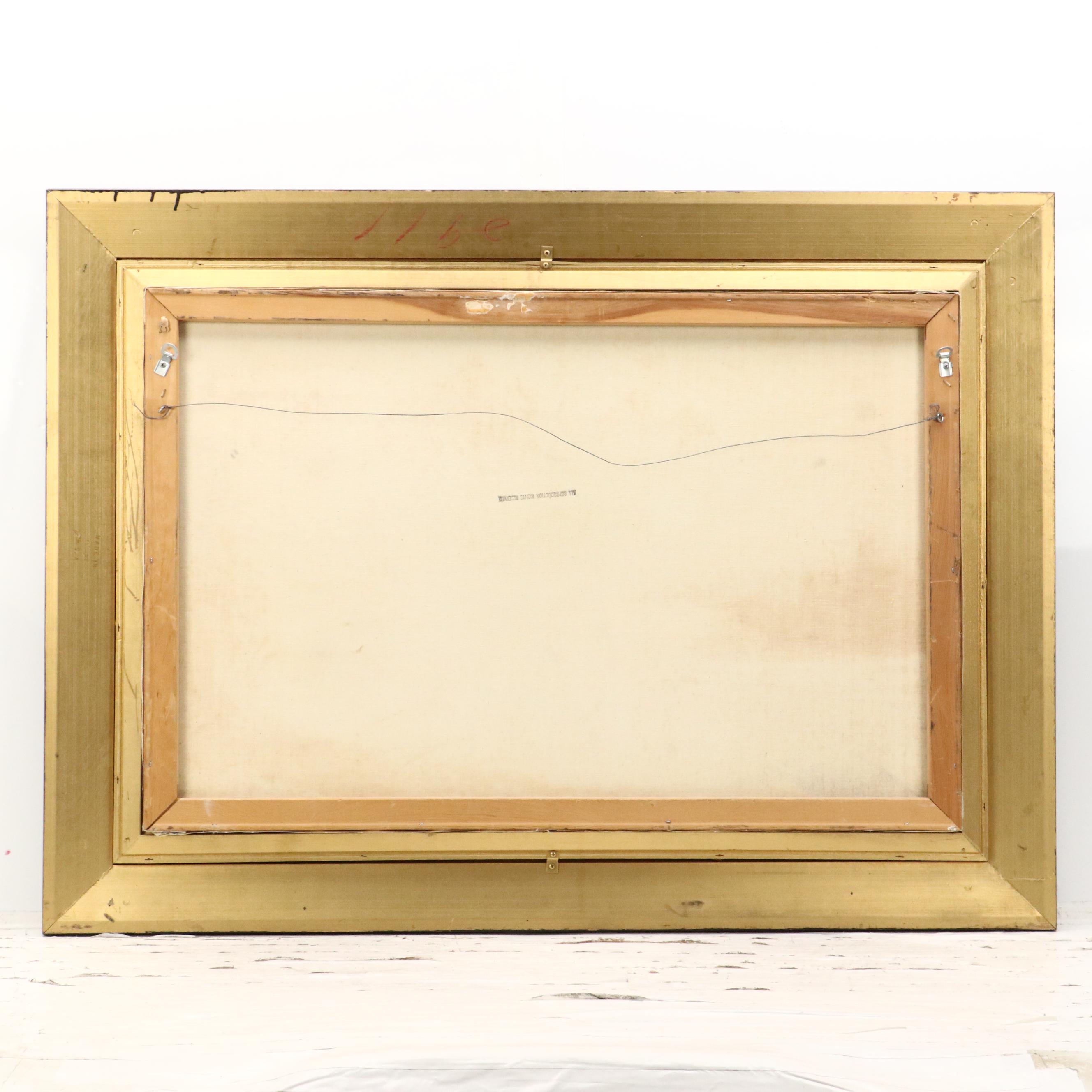 George Whitman Landscape of Forest Lake and Mountains