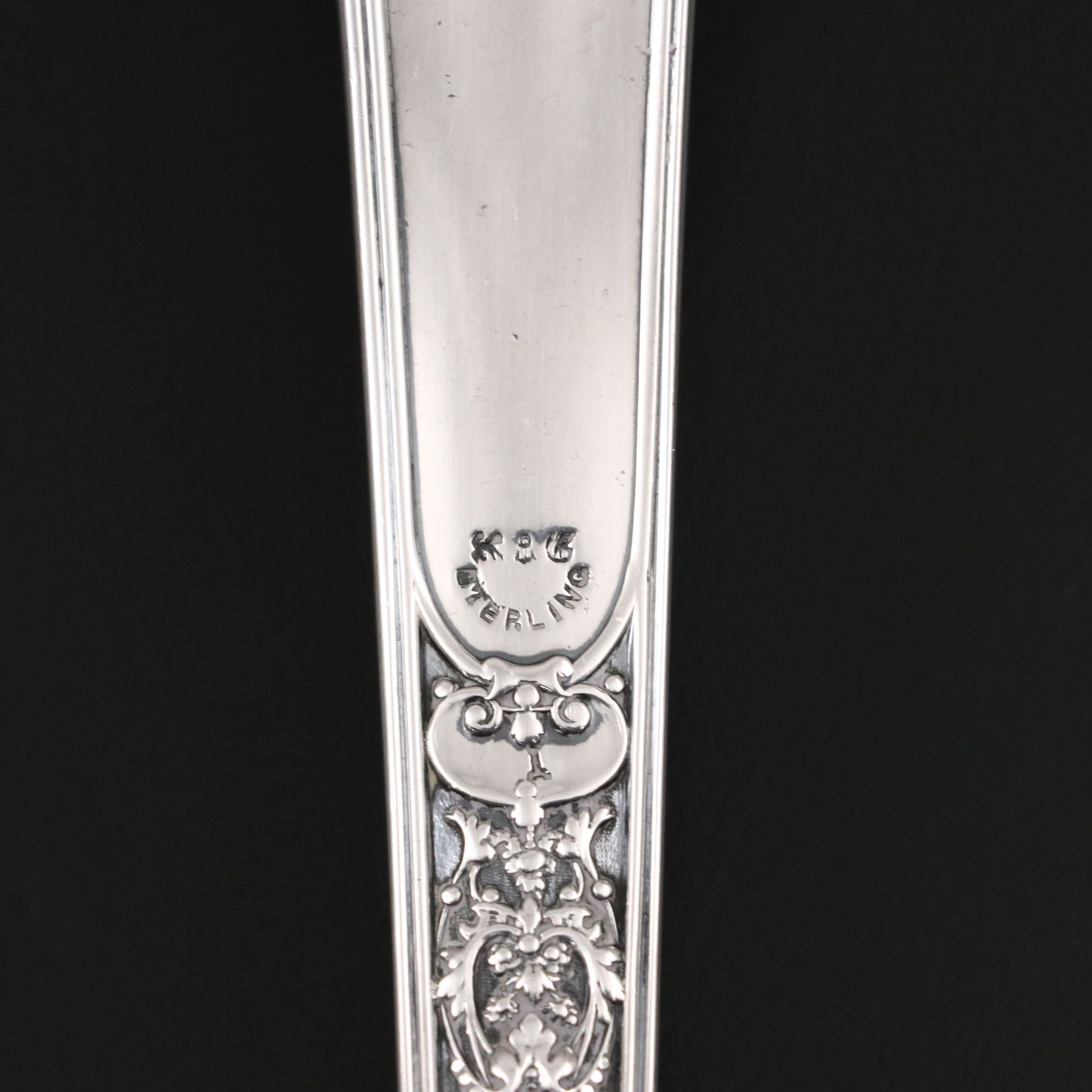Gorham Sterling Silver Repoussé Ladle, Late 19th Century
