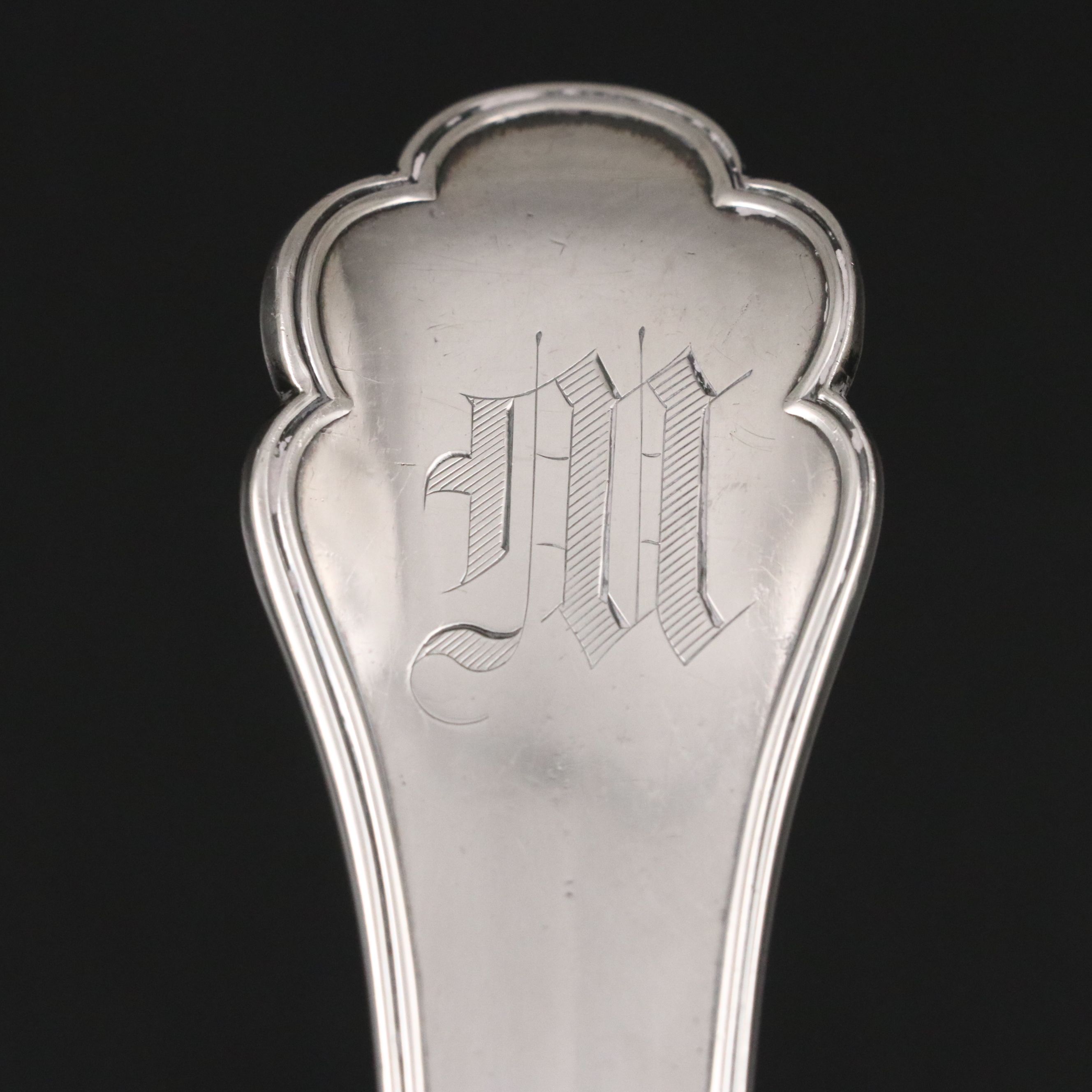 Gorham Sterling Silver Repoussé Ladle, Late 19th Century