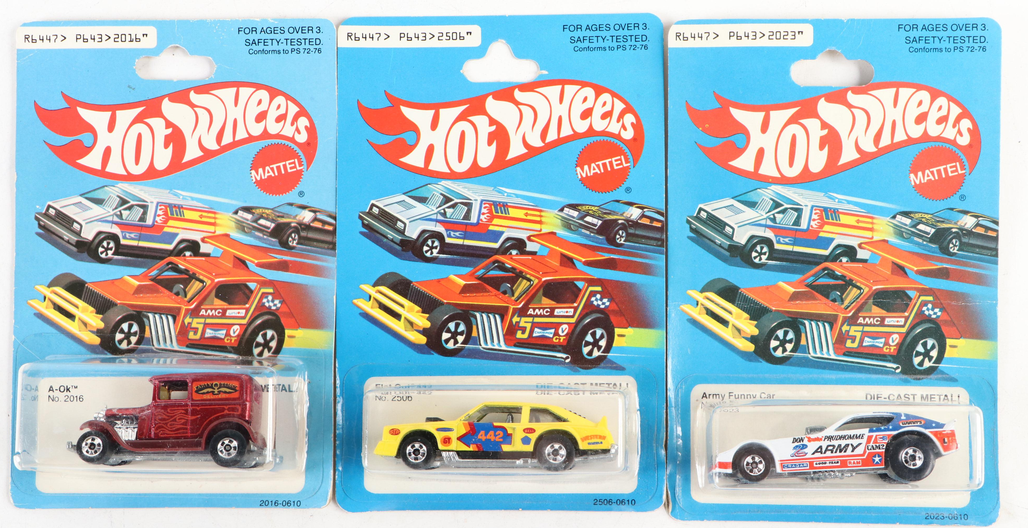 Mattel Hot Wheels "A-Ok," "Flat-Out," and More Diecast Vehicles