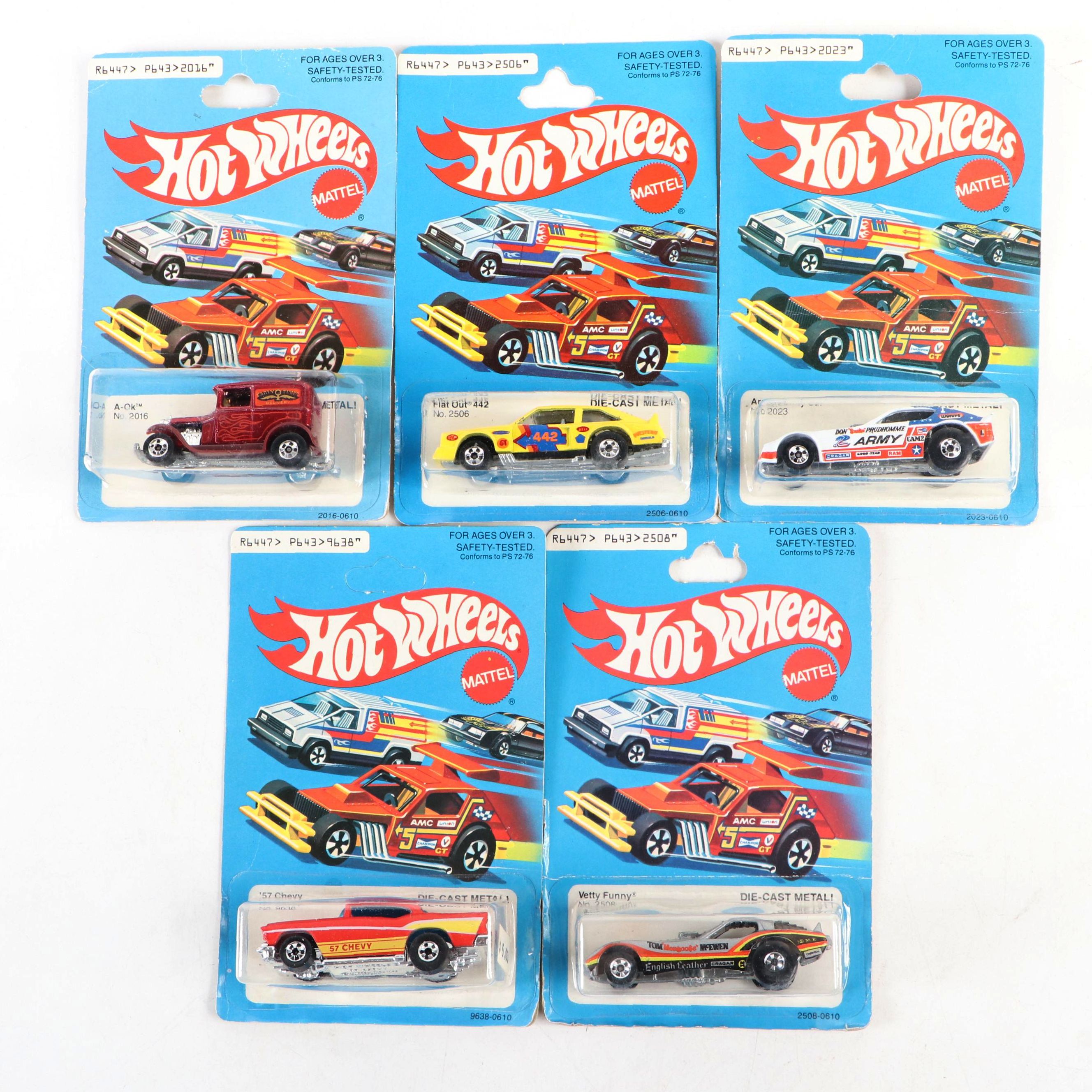 Mattel Hot Wheels "A-Ok," "Flat-Out," and More Diecast Vehicles
