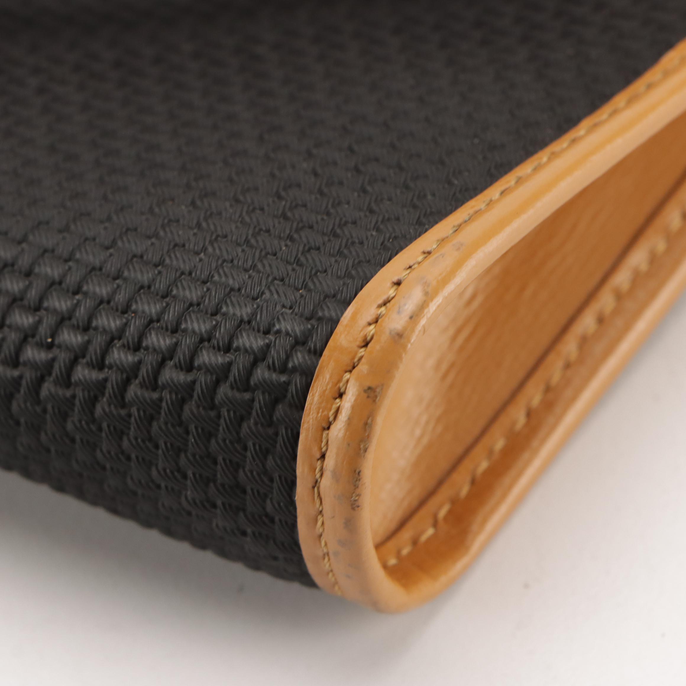 Yves Saint Laurent Envelope Flap Shoulder Bag in Textured Coated Canvas