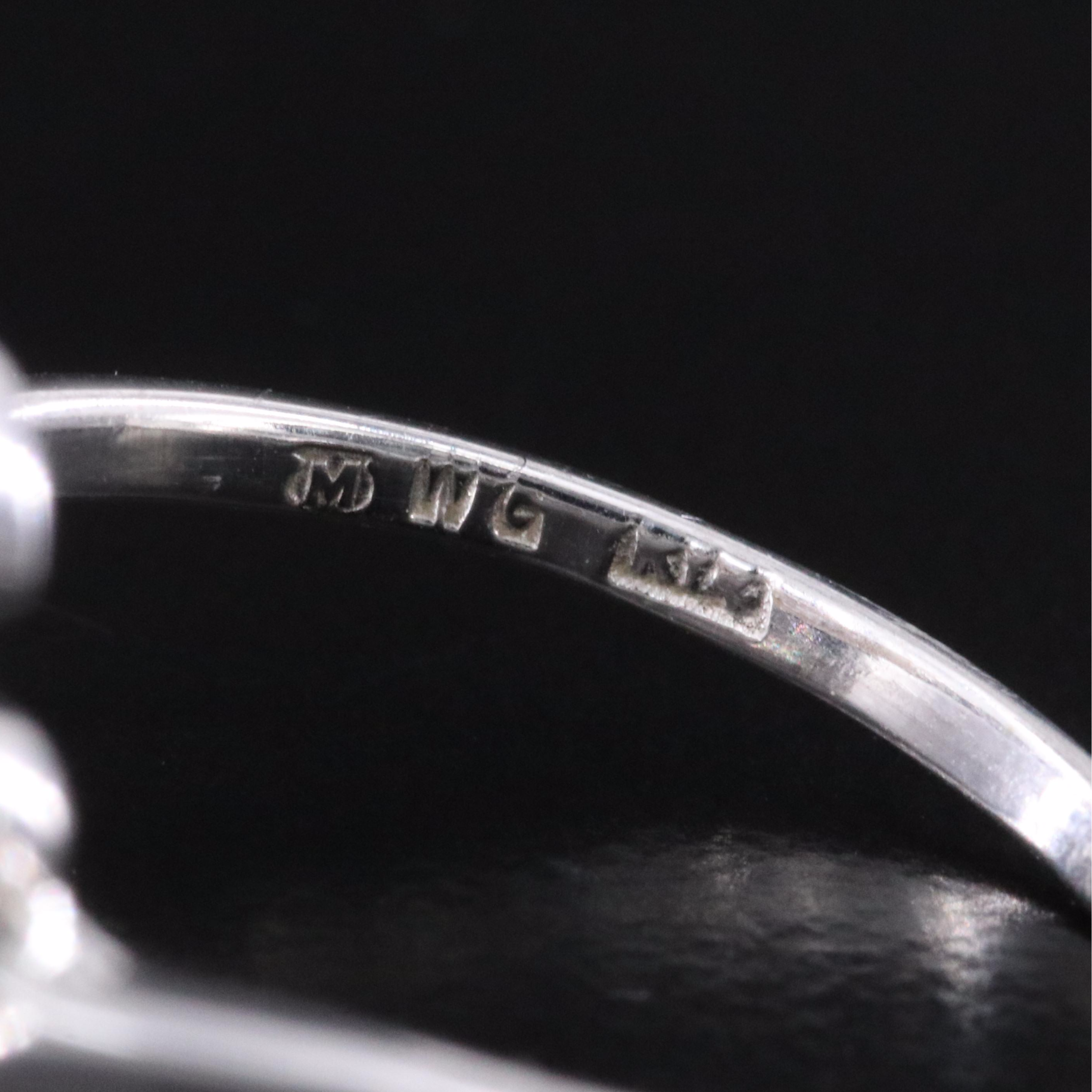 Mikimoto 14K Pearl and Diamond Ring