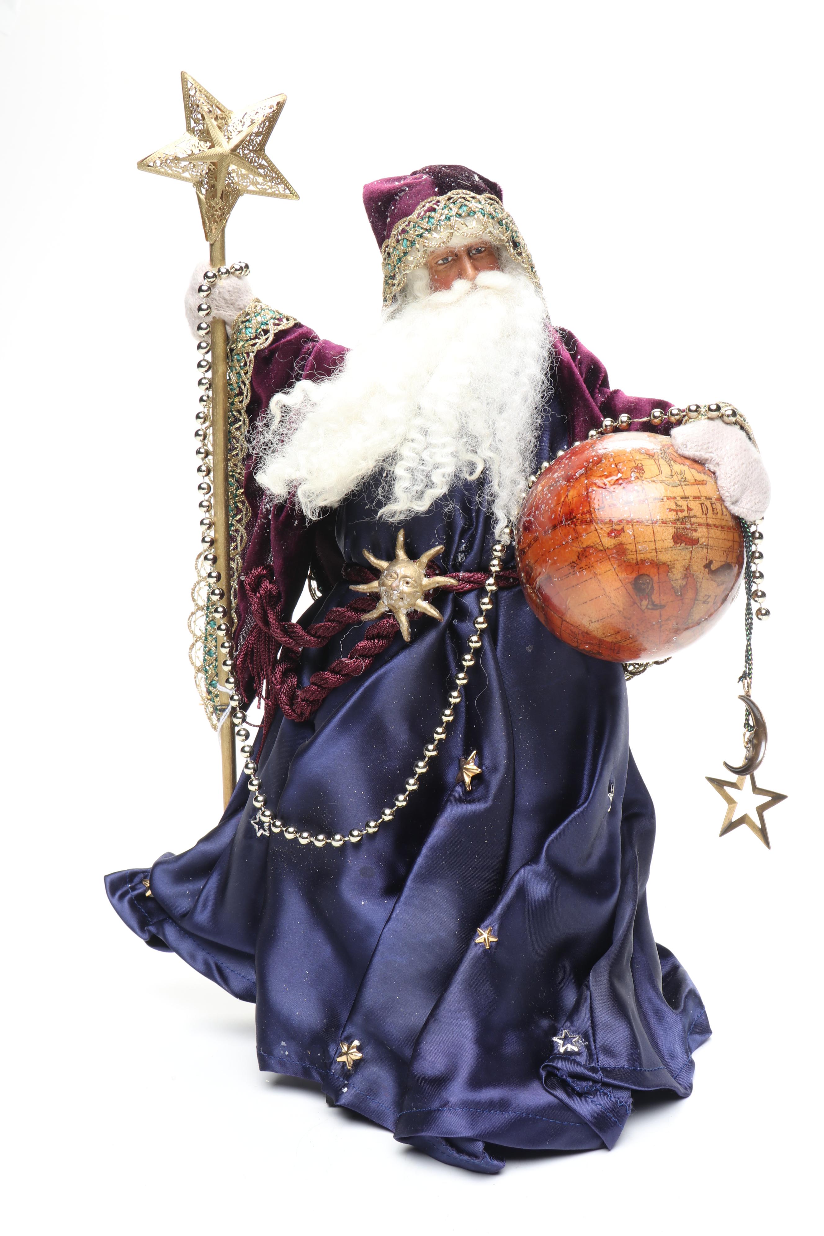 Lori Penderson "Old World Santa" Christmas Décor, Late 20th Century