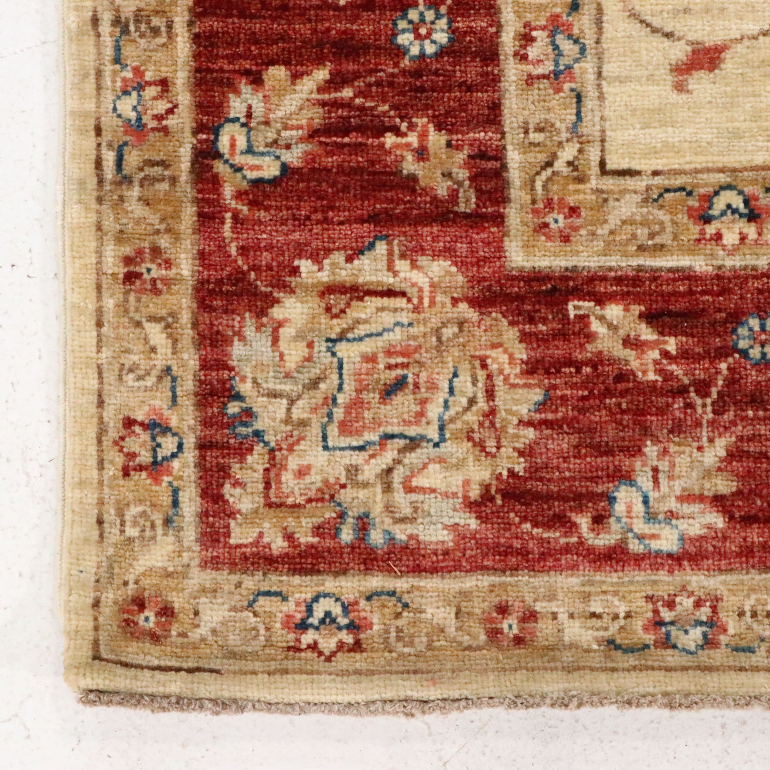 5'7 x 7'9 Hand-Knotted Pakistani Peshawar Area Rug