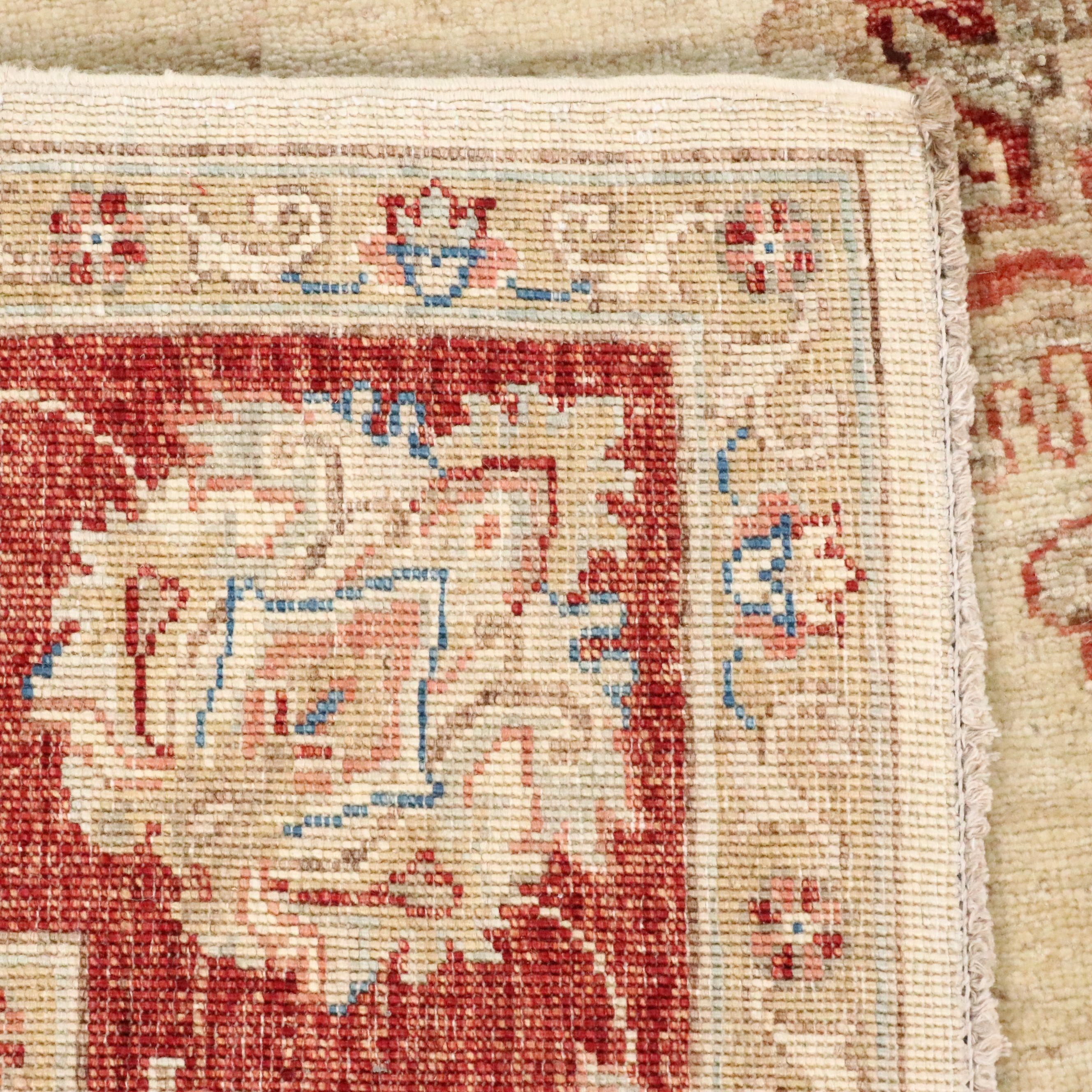 5'7 x 7'9 Hand-Knotted Pakistani Peshawar Area Rug