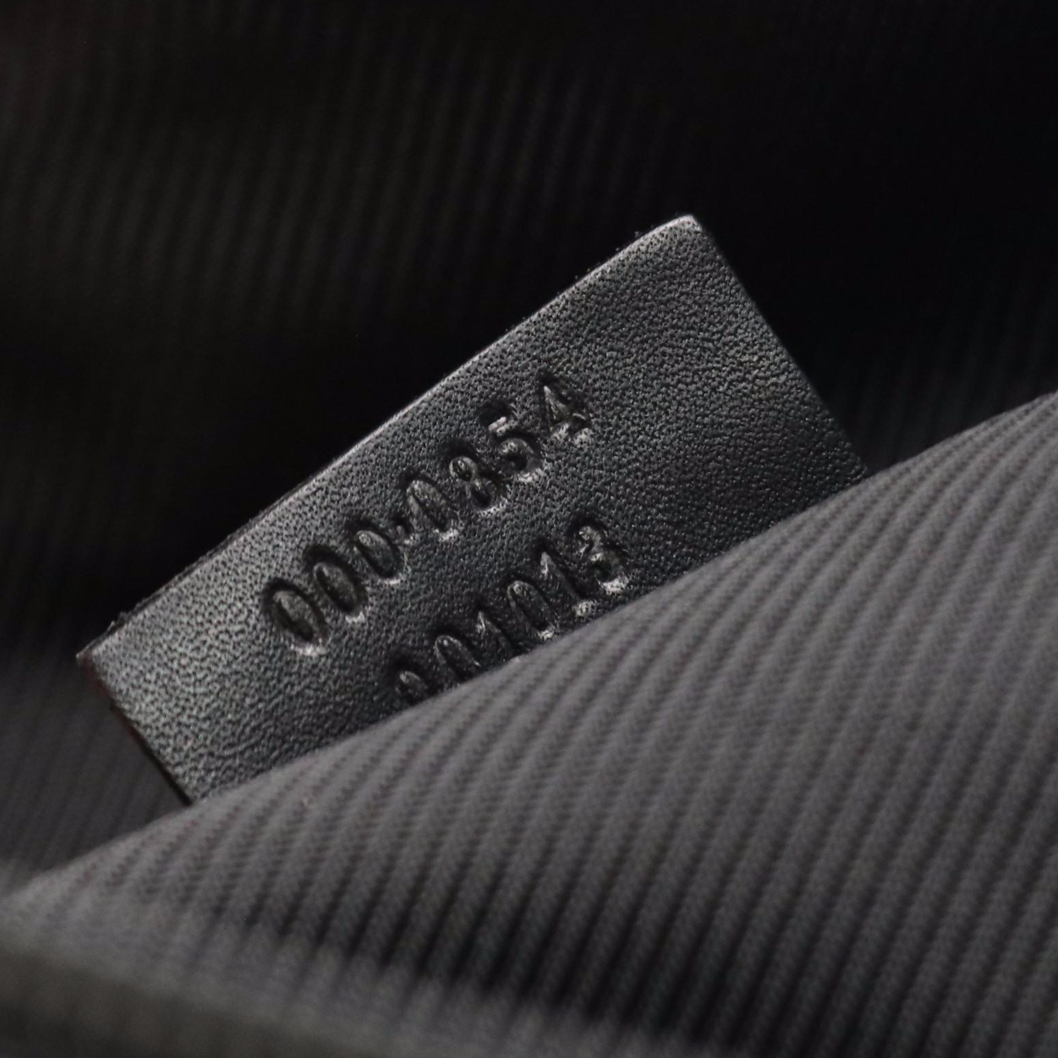 Gucci Black GG Jacquard Canvas and Leather Tote