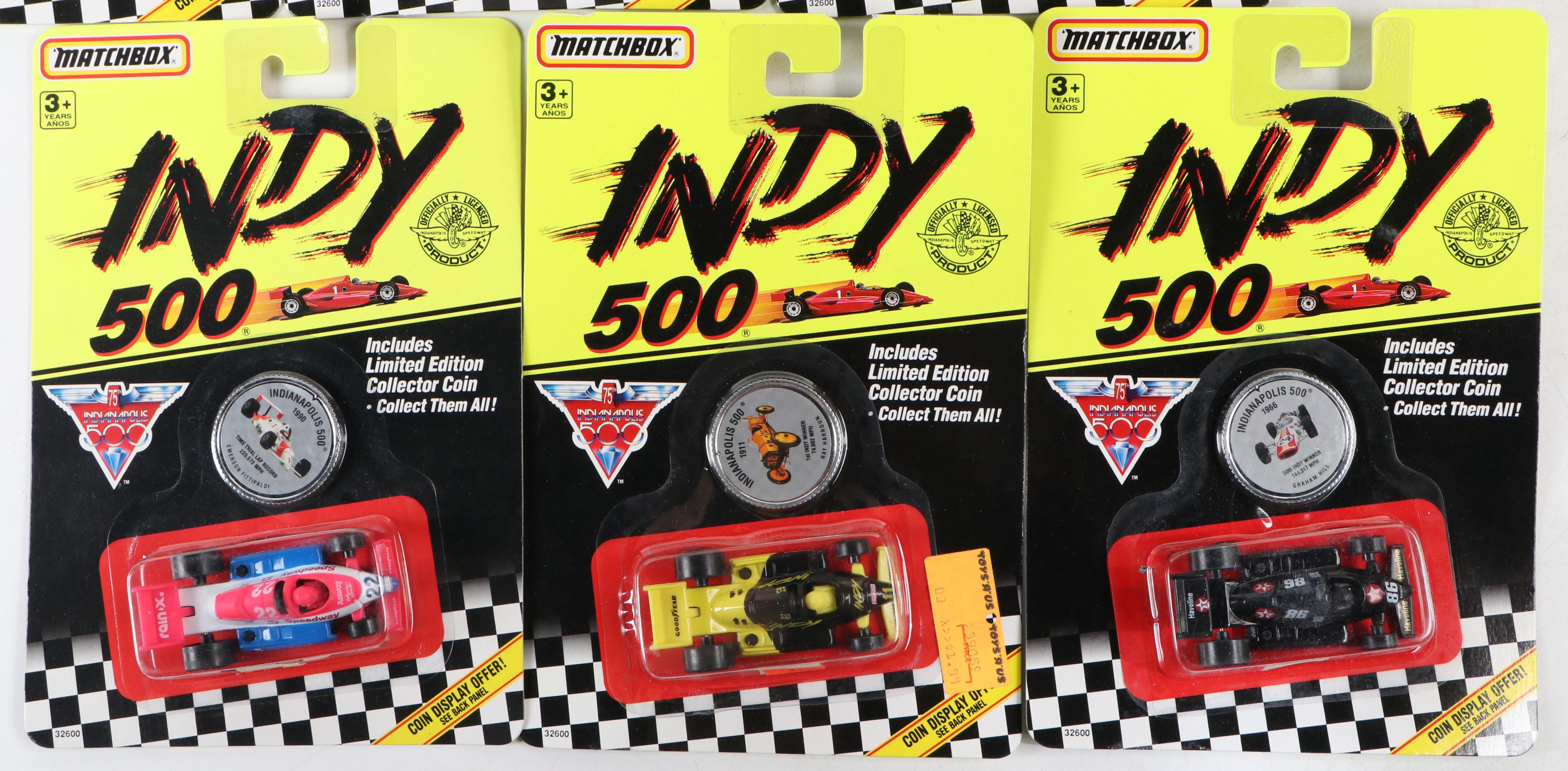 Matchbox Indy 500 Series Diecast Vehicles, 1990s