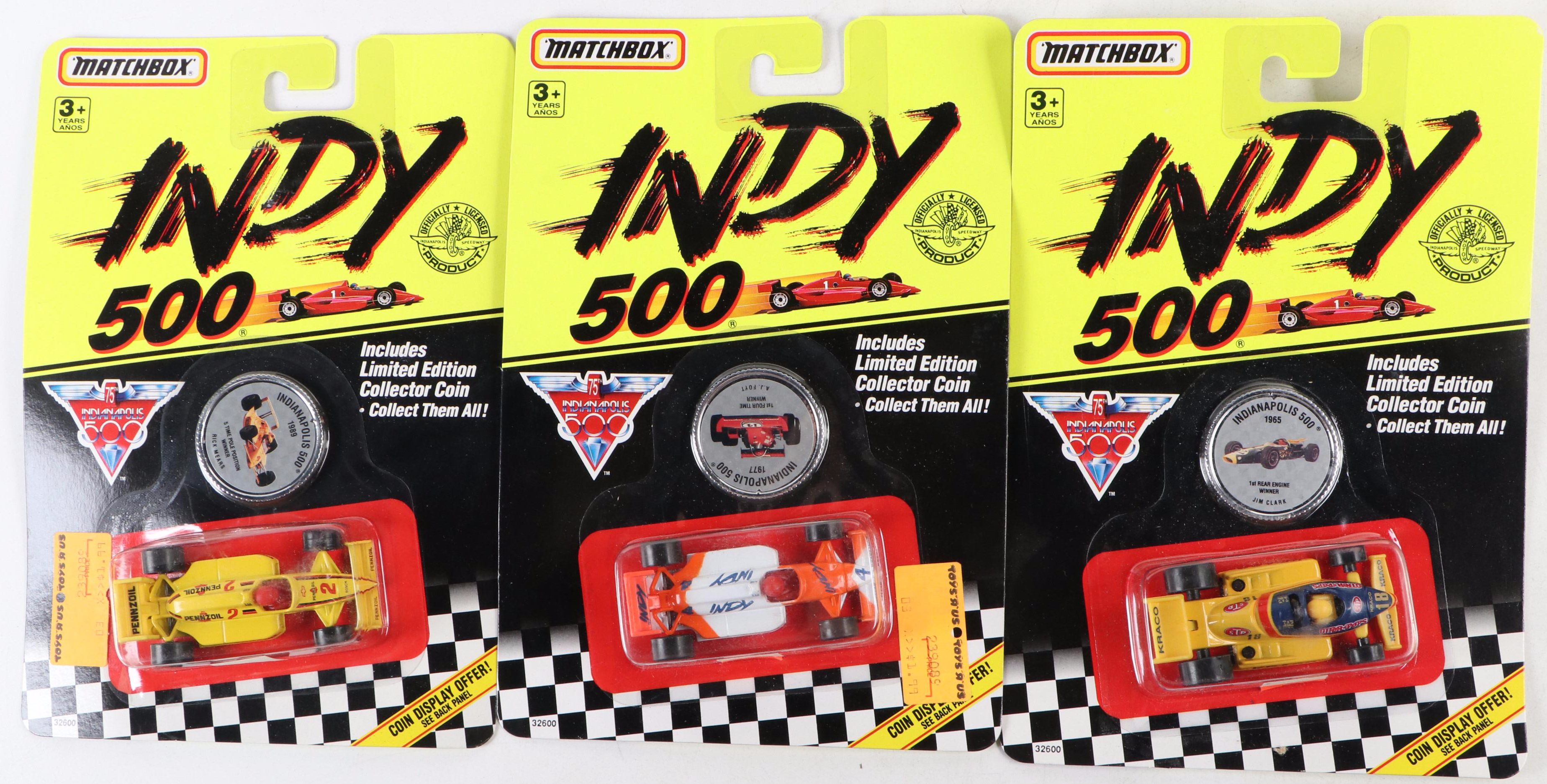 Matchbox Indy 500 Series Diecast Vehicles, 1990s