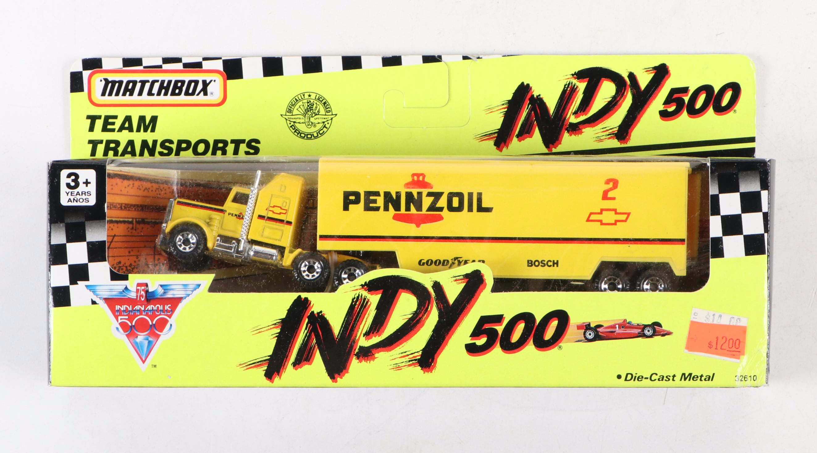 Matchbox Indy 500 Series Diecast Vehicles, 1990s