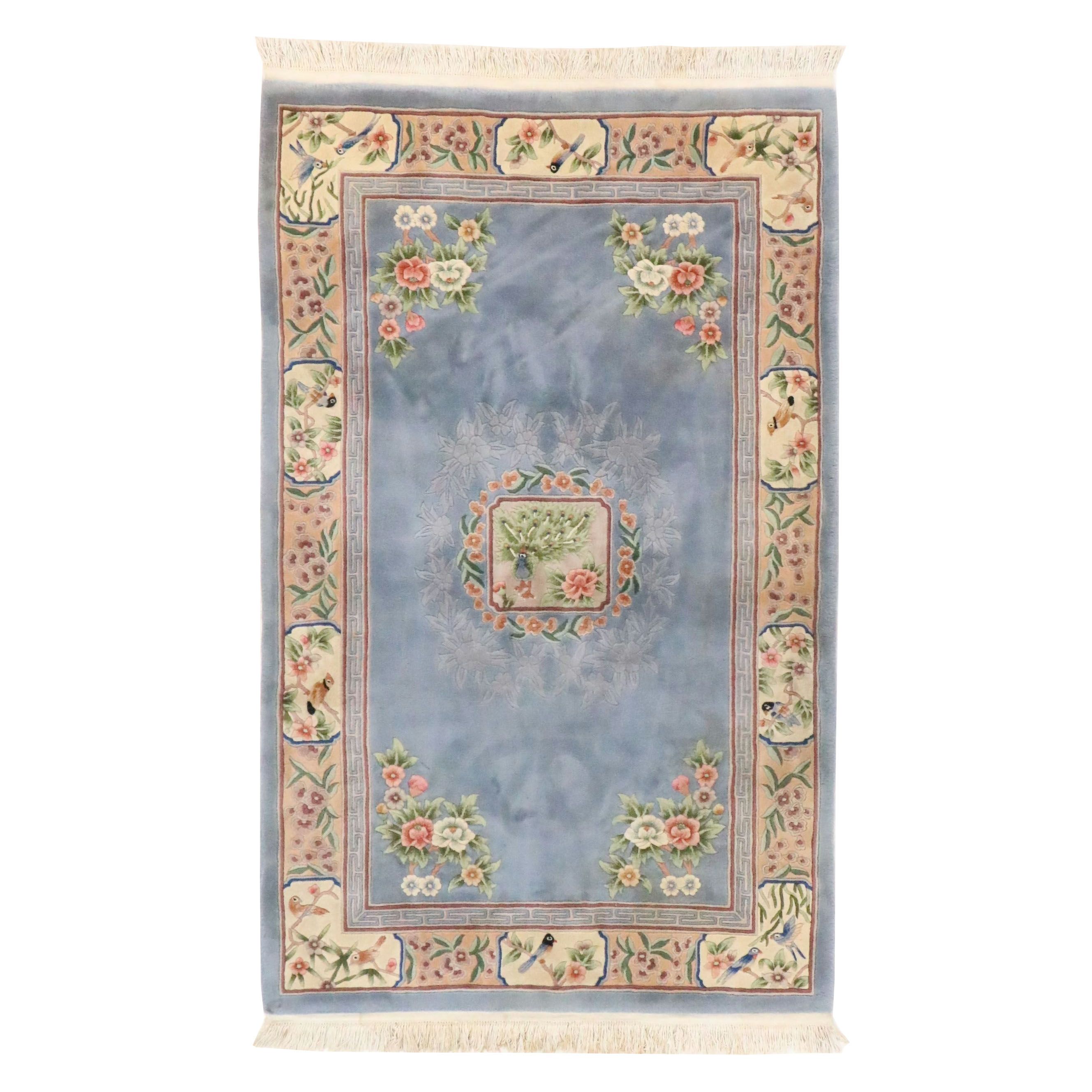 5' x 8'8 Hand-Knotted Chinese Peking Area Rug